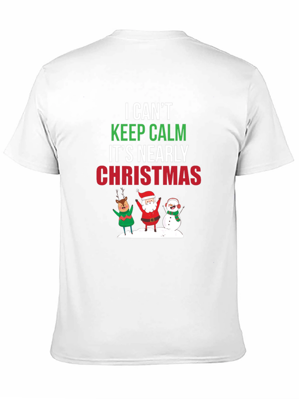 Christmas T-Shirt Keep Calm Holiday Tee