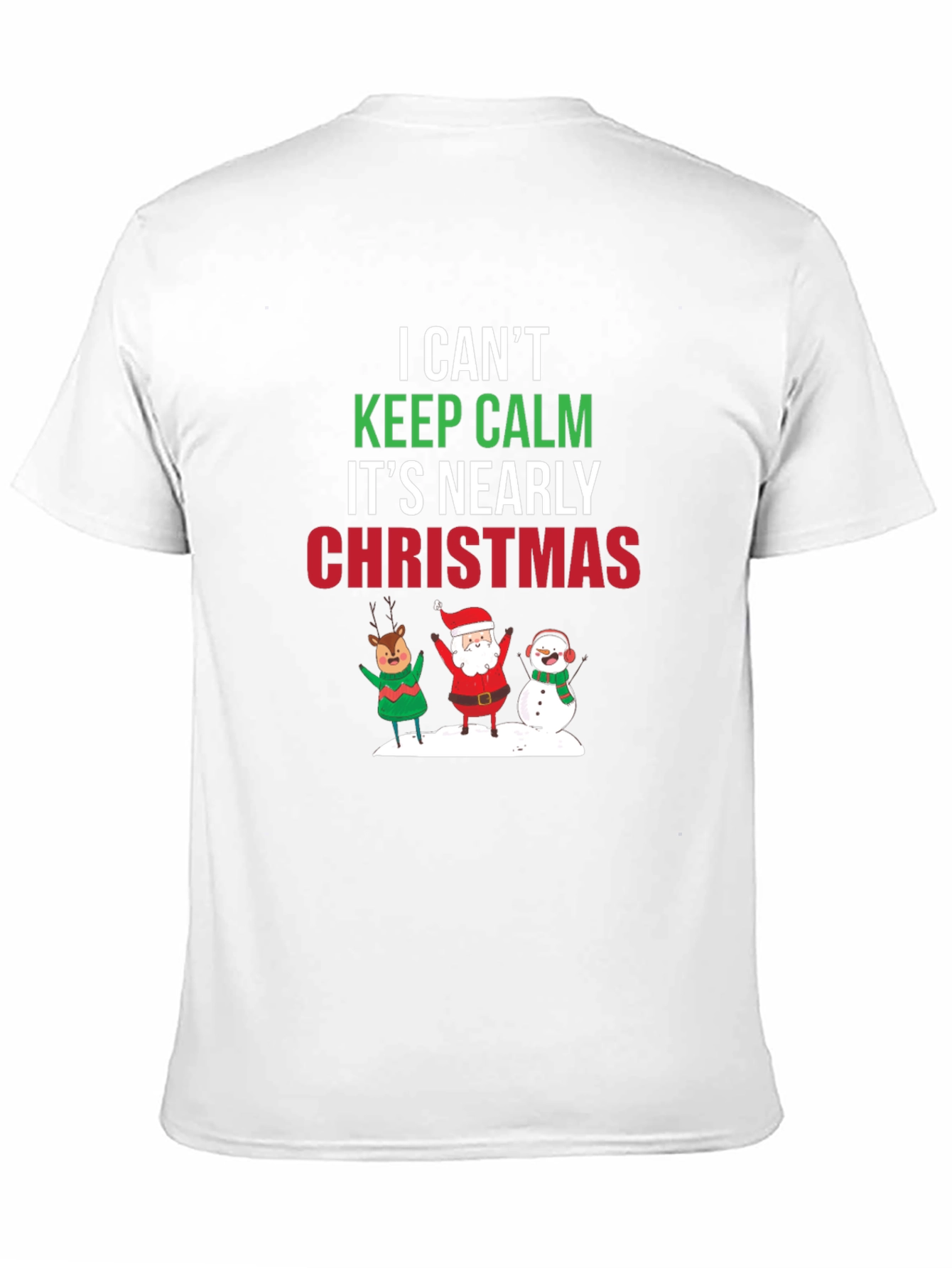Christmas T-Shirt Keep Calm Holiday Tee
