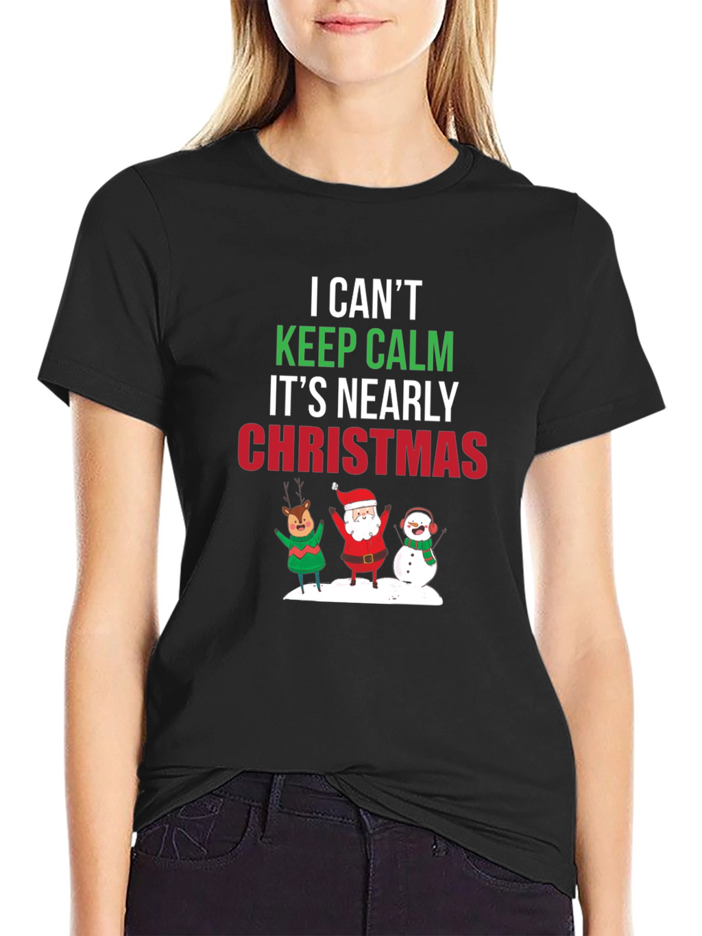 Christmas T-Shirt Keep Calm Holiday Tee