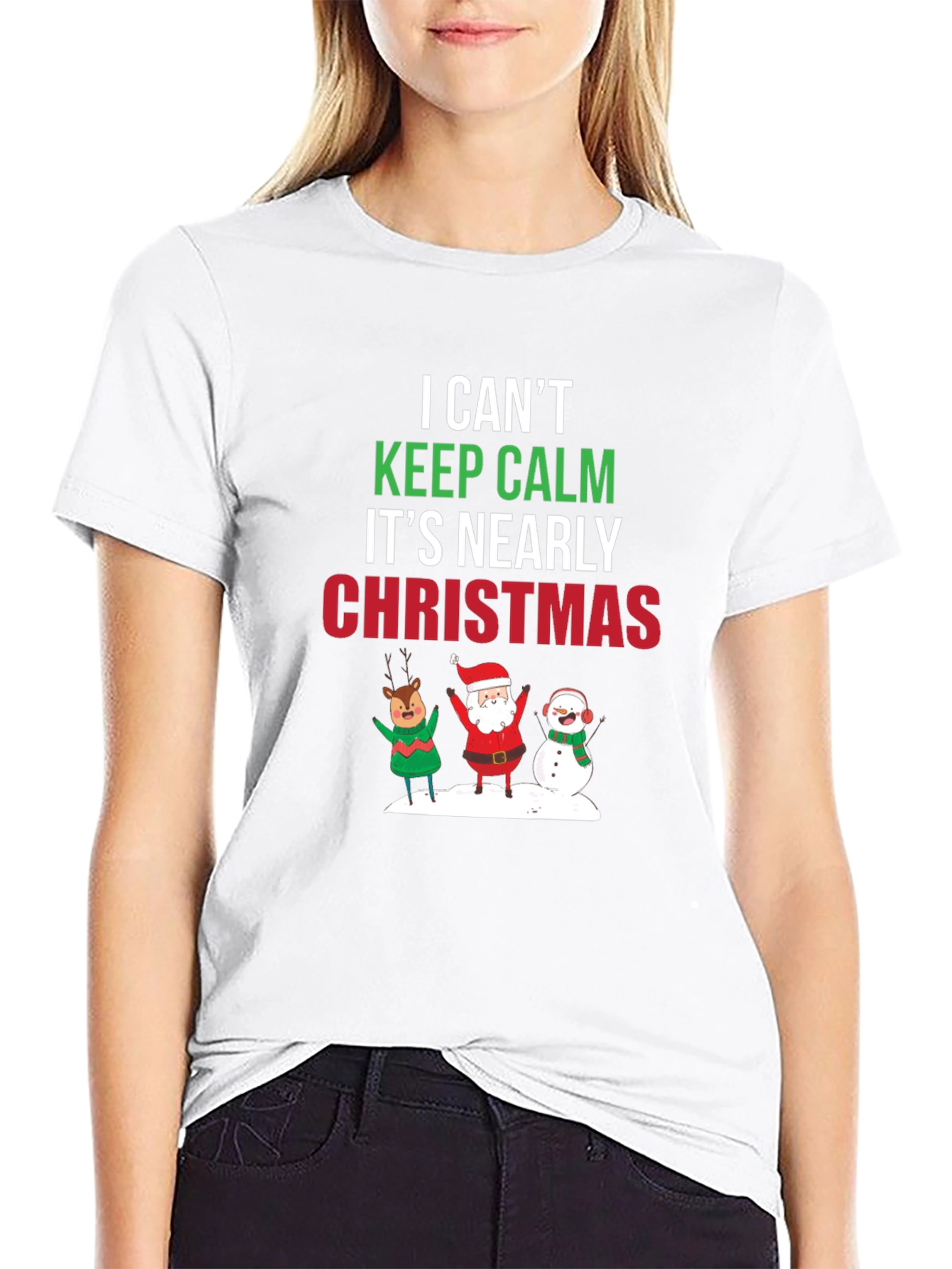 Christmas T-Shirt Keep Calm Holiday Tee