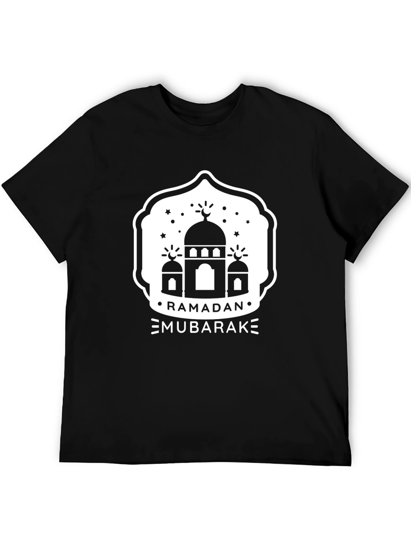 Ramadan Mubarak Black T-Shirt