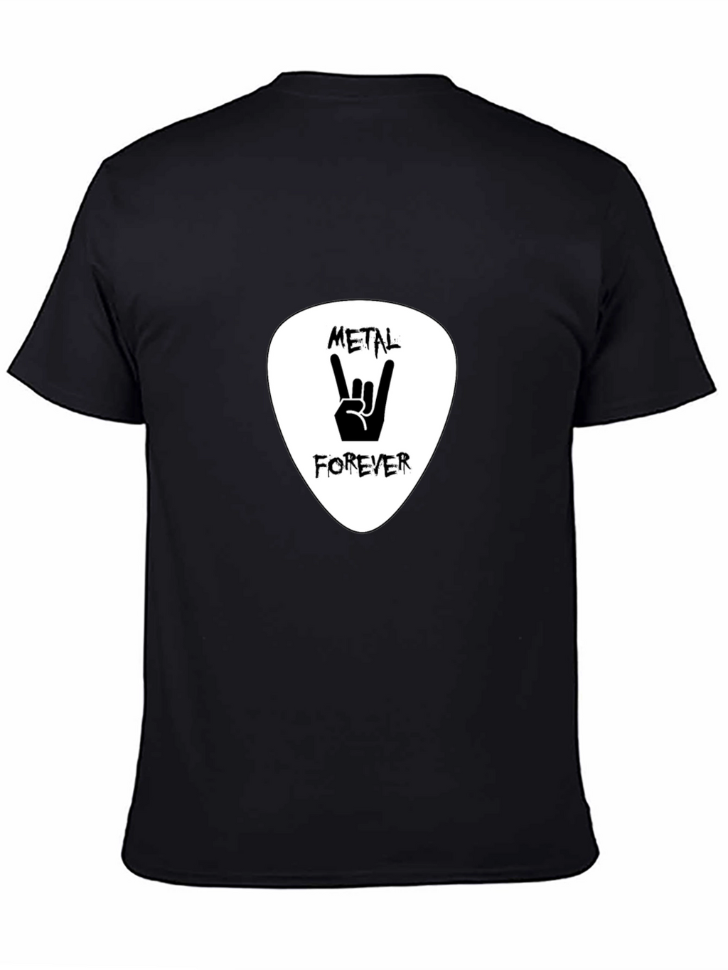 Metal Forever Graphic T-Shirt - Black