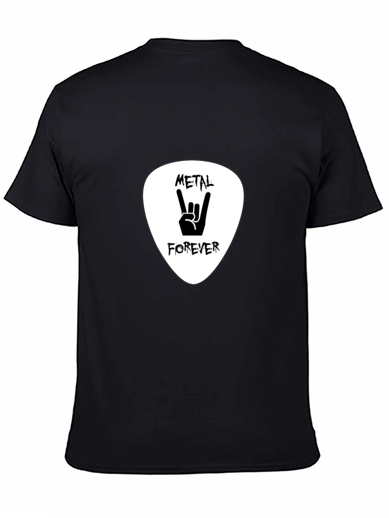Metal Forever Graphic T-Shirt - Black