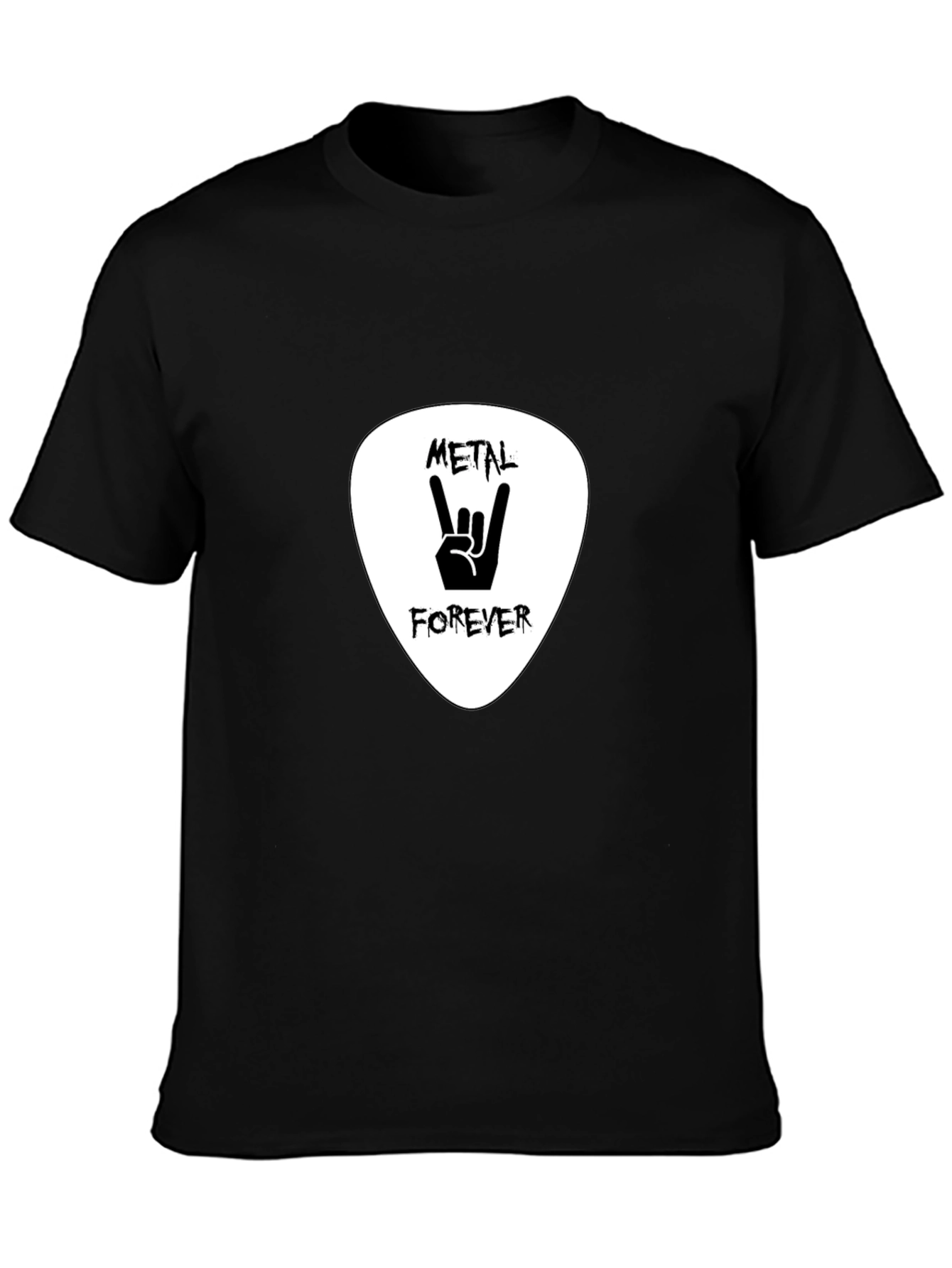 Metal Forever Graphic T-Shirt - Black