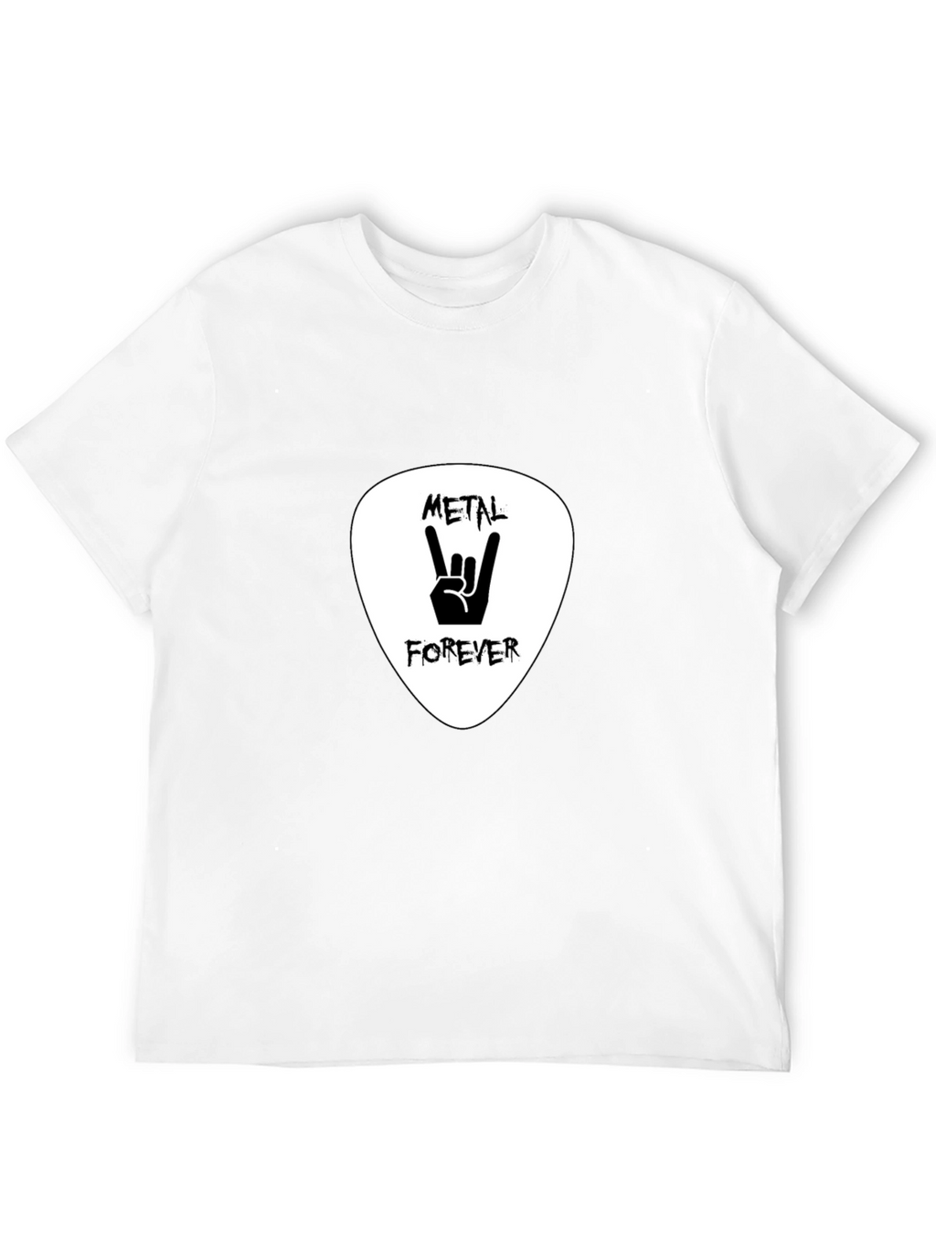 Metal Forever Graphic T-Shirt - Black