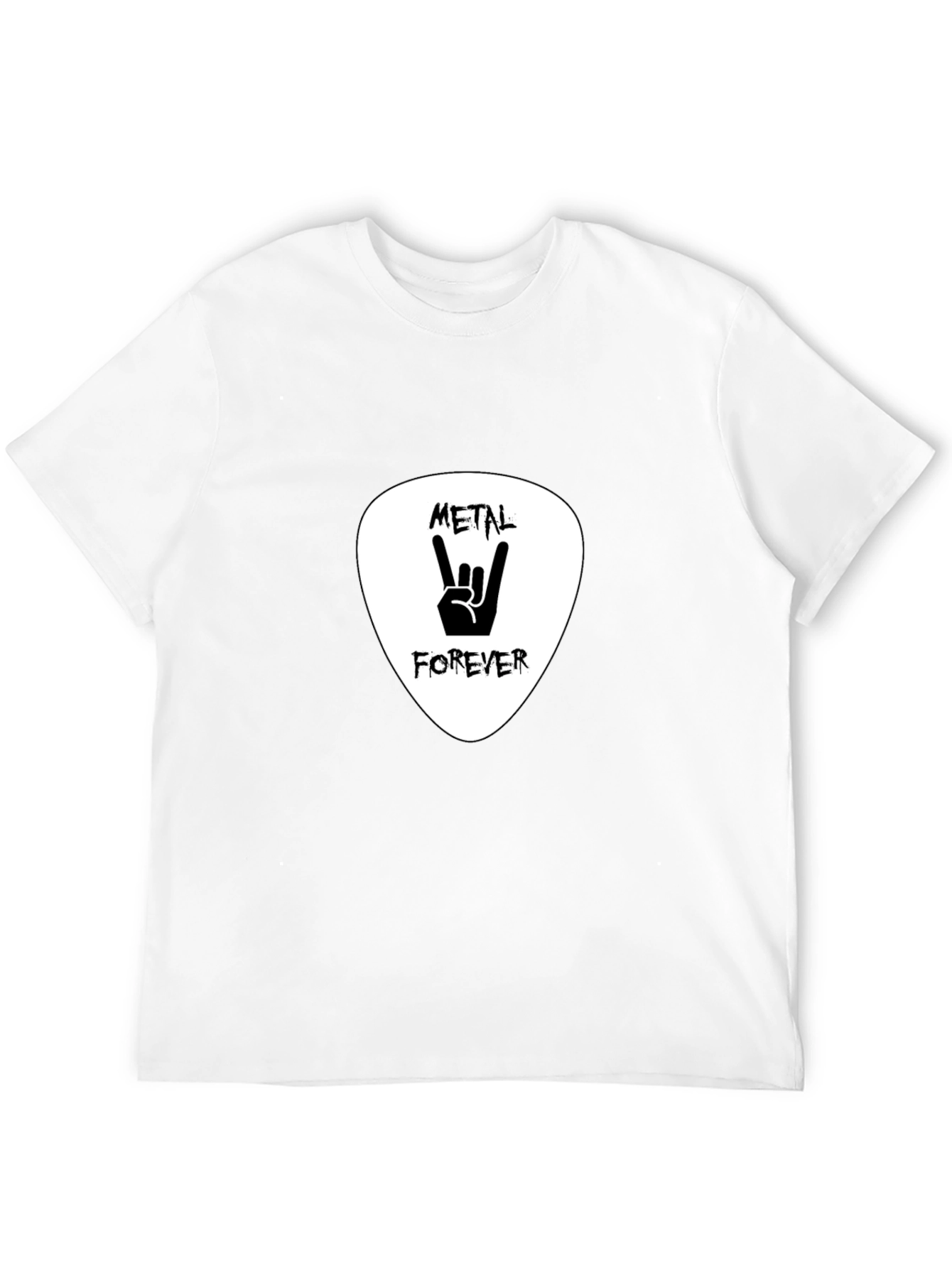 Metal Forever Graphic T-Shirt - Black
