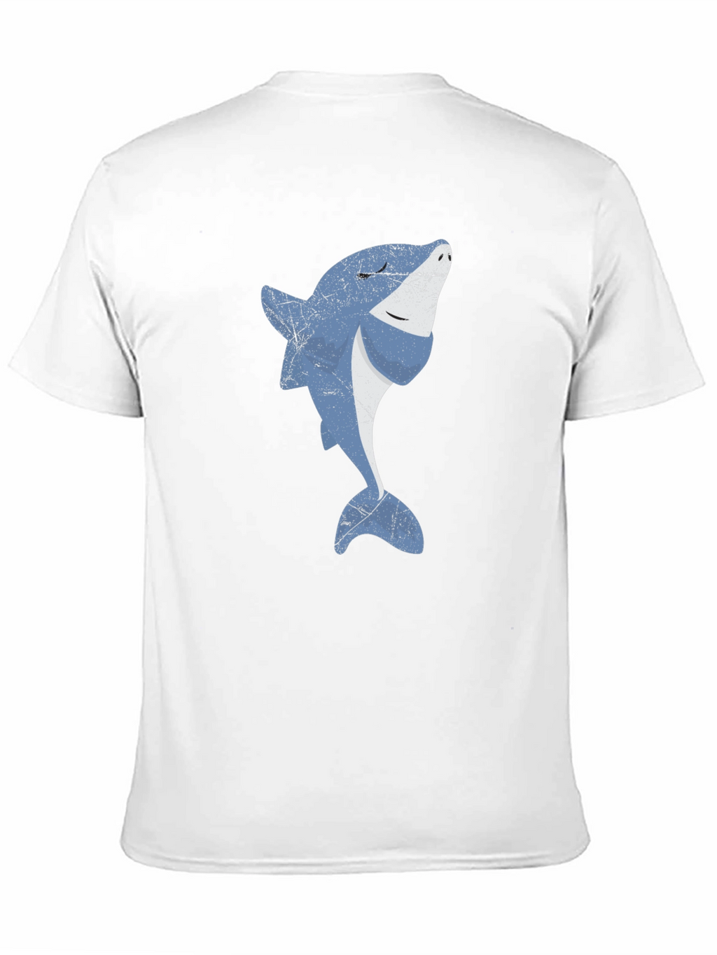 Cool Shark Graphic Print Black T-Shirt
