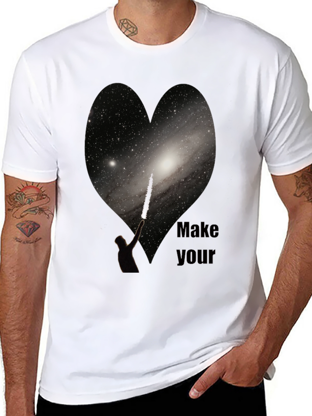 Galaxy Heart Tee - Make Your Mark in Style