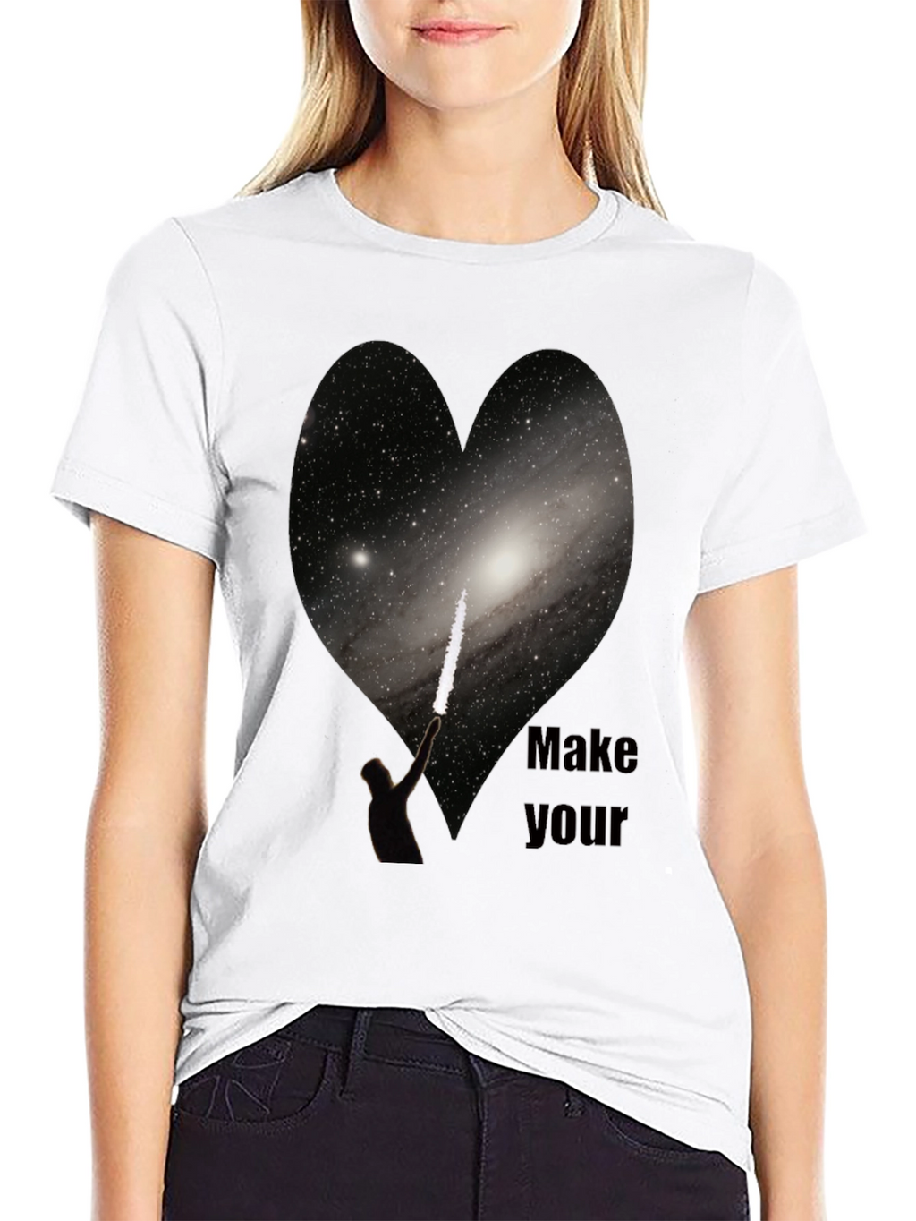 Galaxy Heart Tee - Make Your Mark in Style