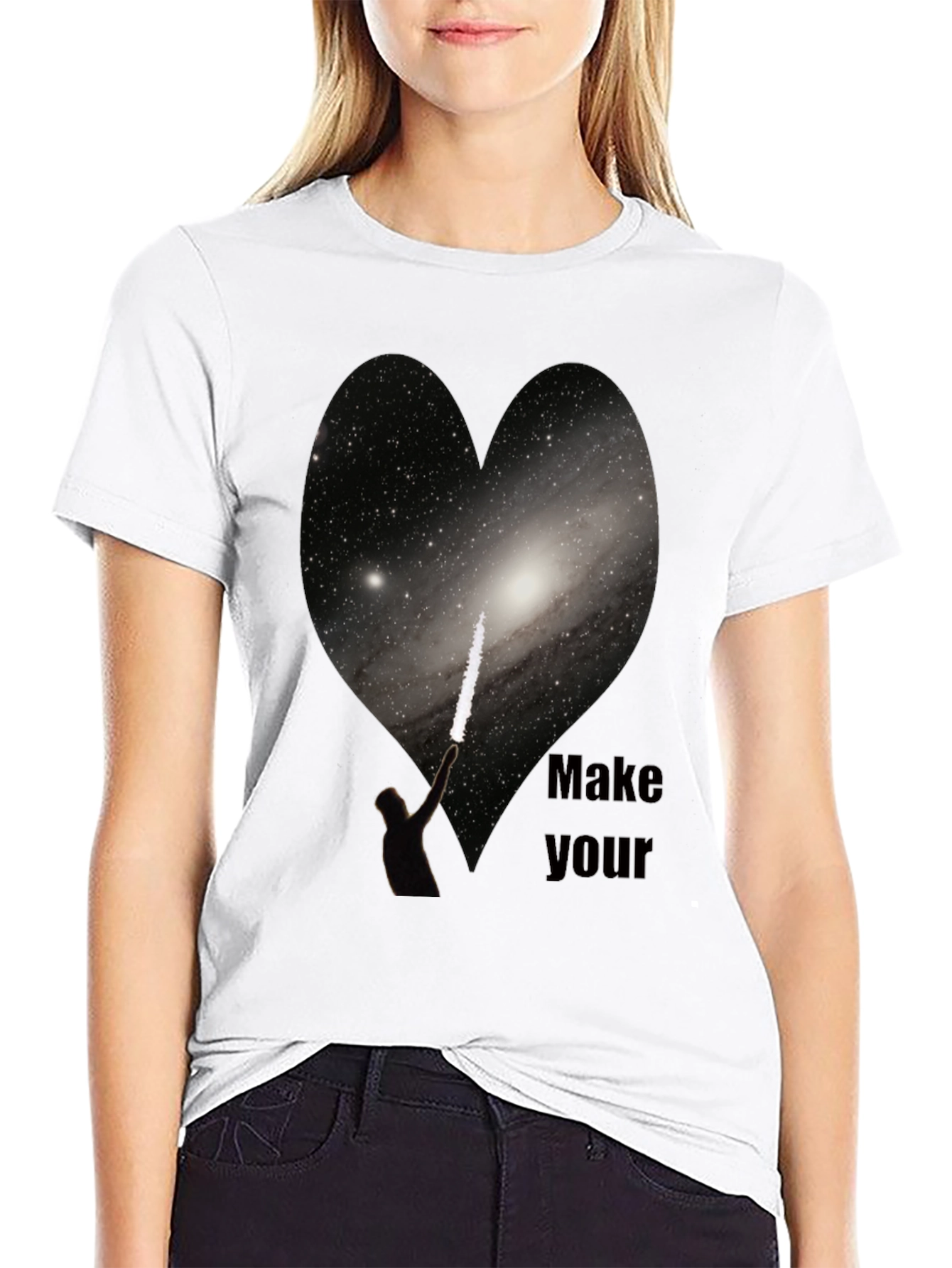 Galaxy Heart Tee - Make Your Mark in Style