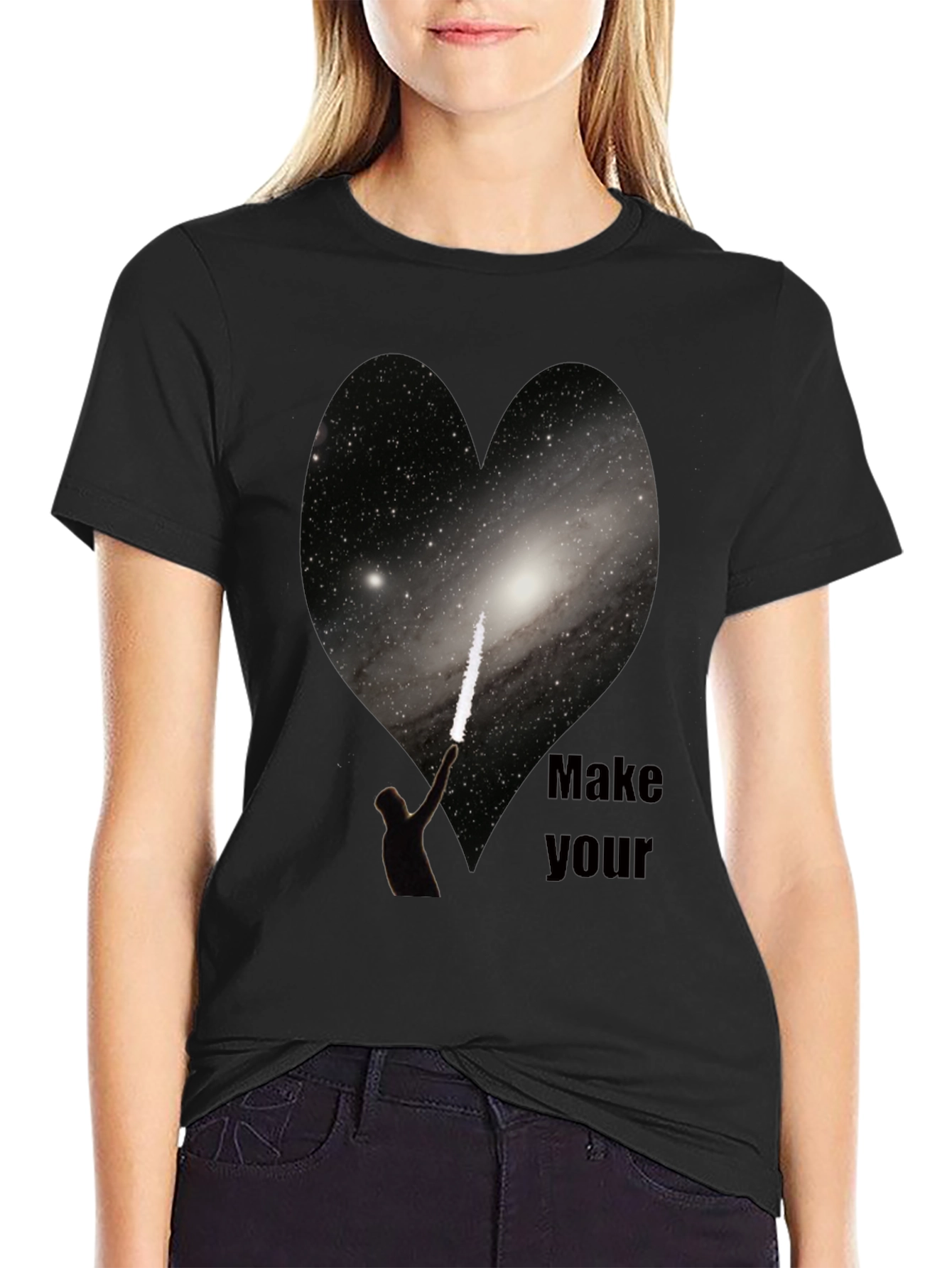 Galaxy Heart Tee - Make Your Mark in Style