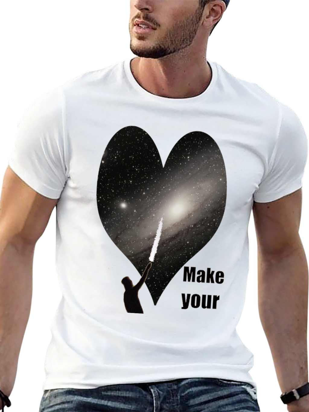 Galaxy Heart Tee - Make Your Mark in Style