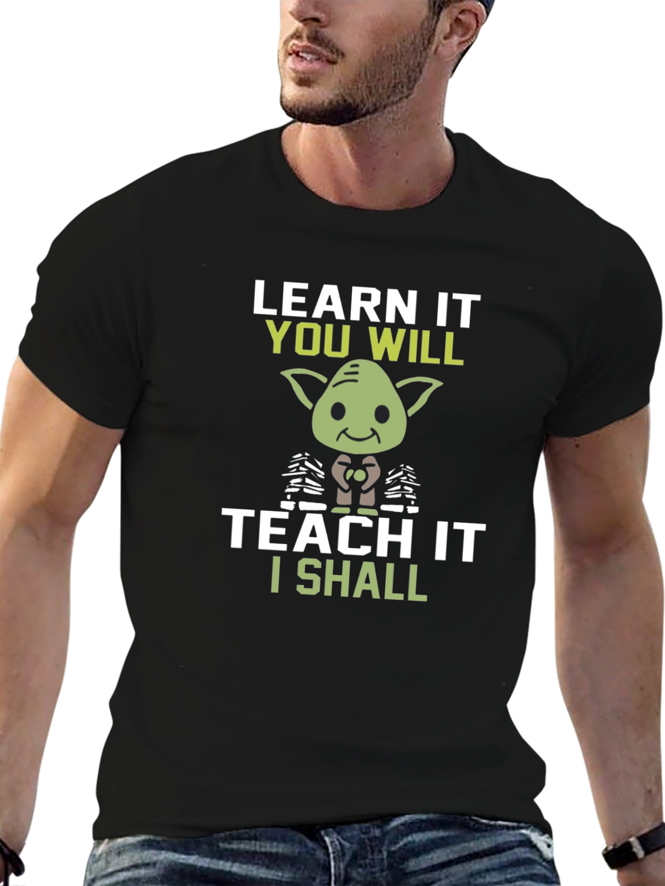 Yoda Learn & Teach T-Shirt - Star Wars Inspired Tee