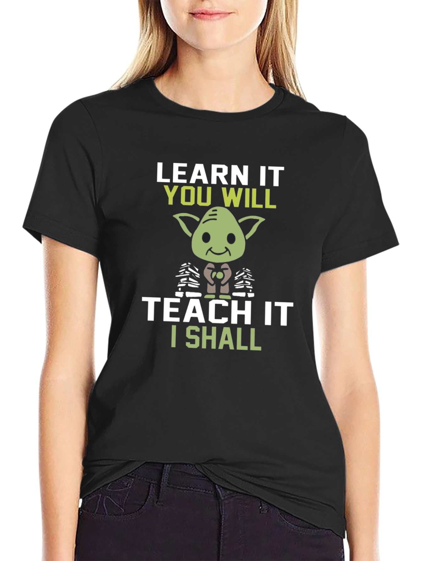 Yoda Learn & Teach T-Shirt - Star Wars Inspired Tee