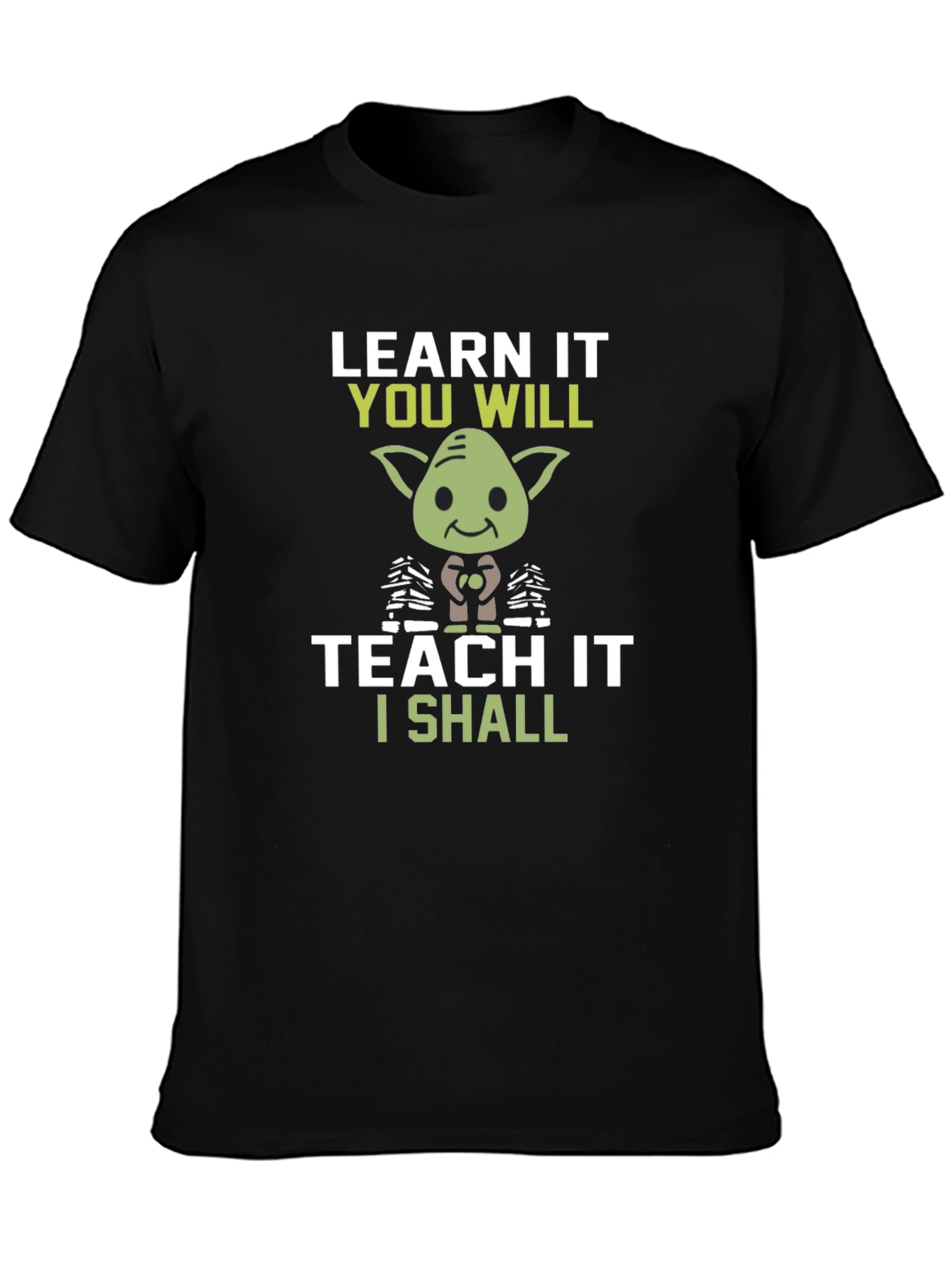 Yoda Learn & Teach T-Shirt - Star Wars Inspired Tee