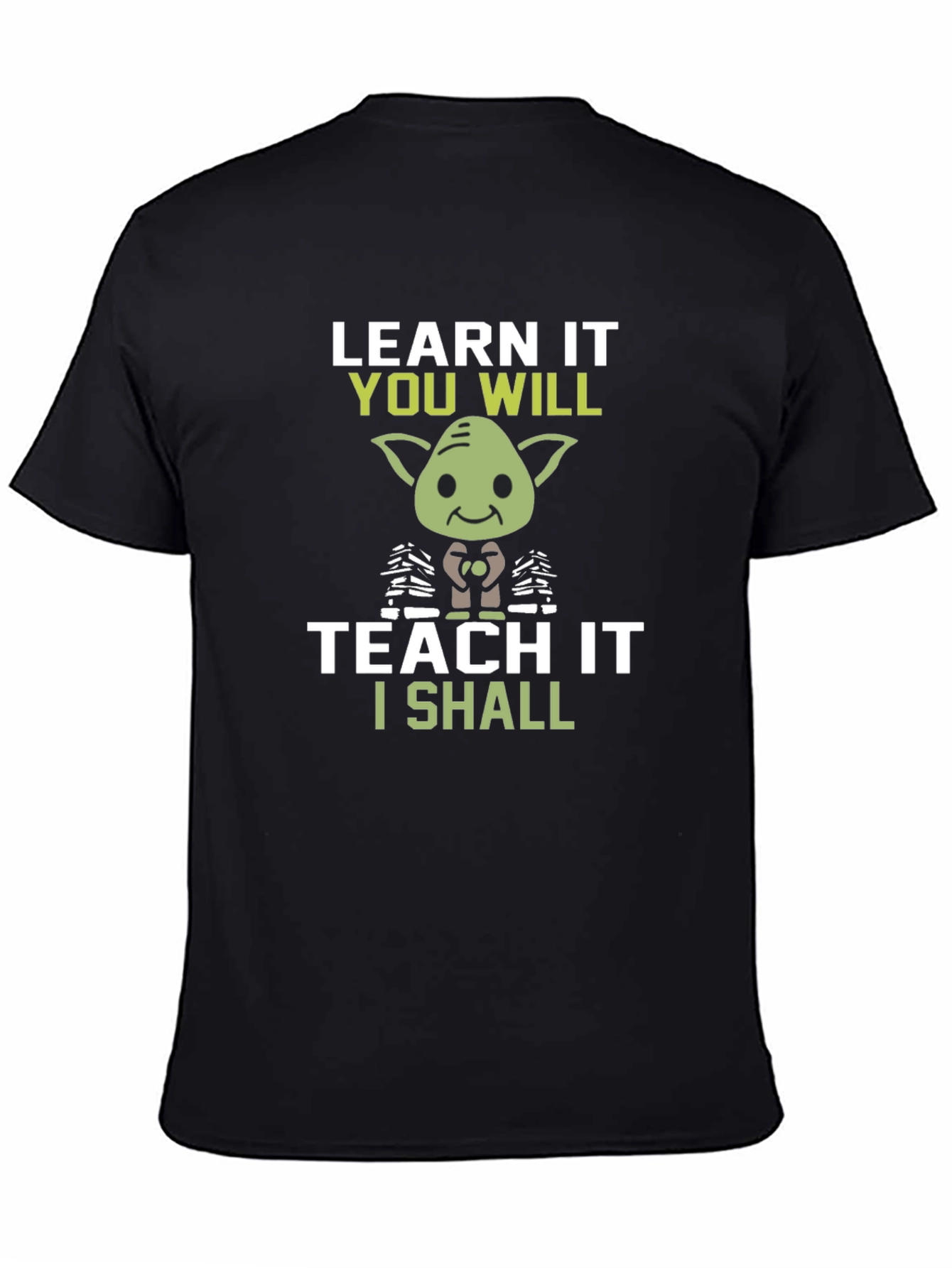 Yoda Learn & Teach T-Shirt - Star Wars Inspired Tee
