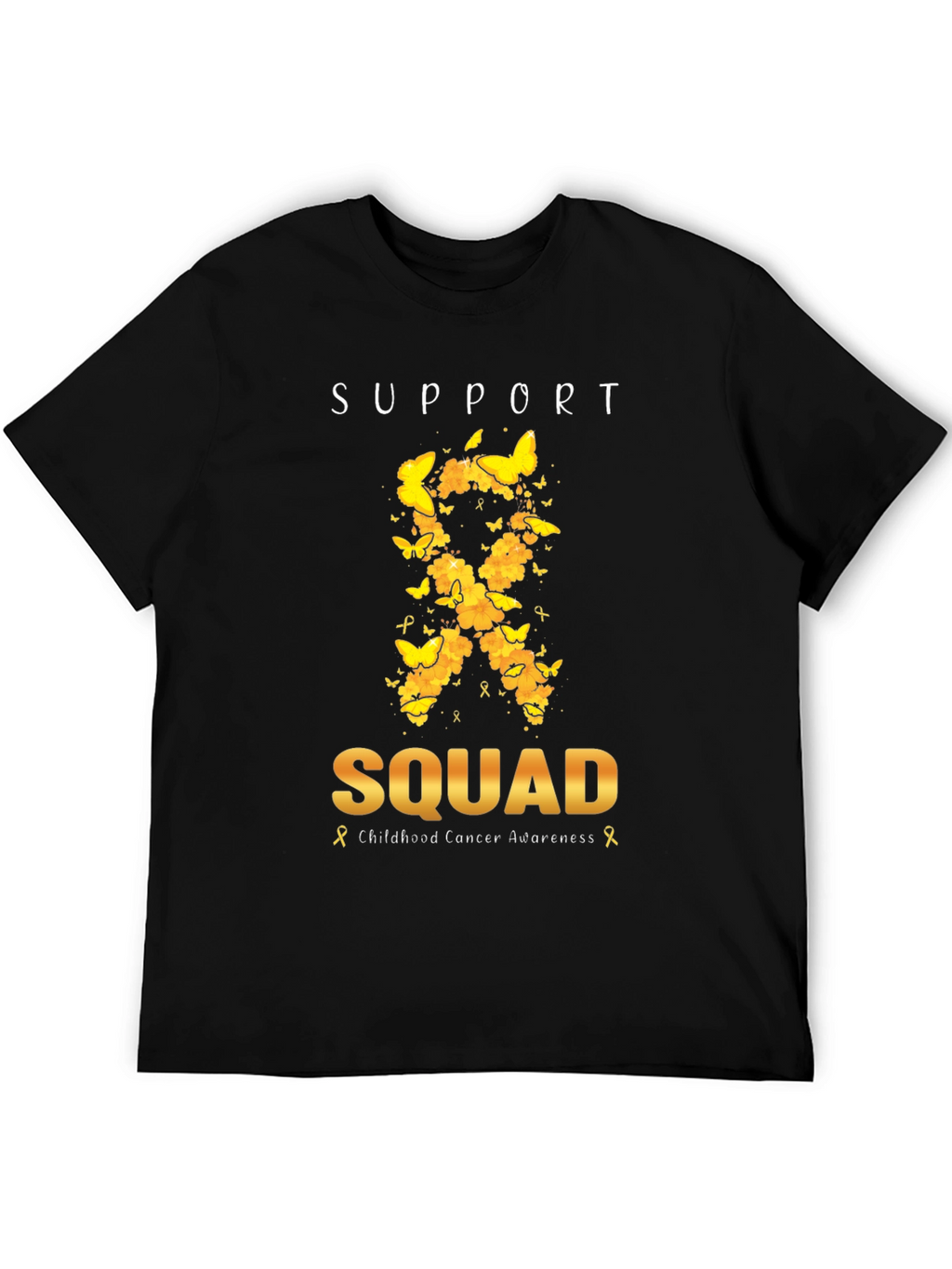 Childhood Cancer Awareness Support Squad T-Shirt