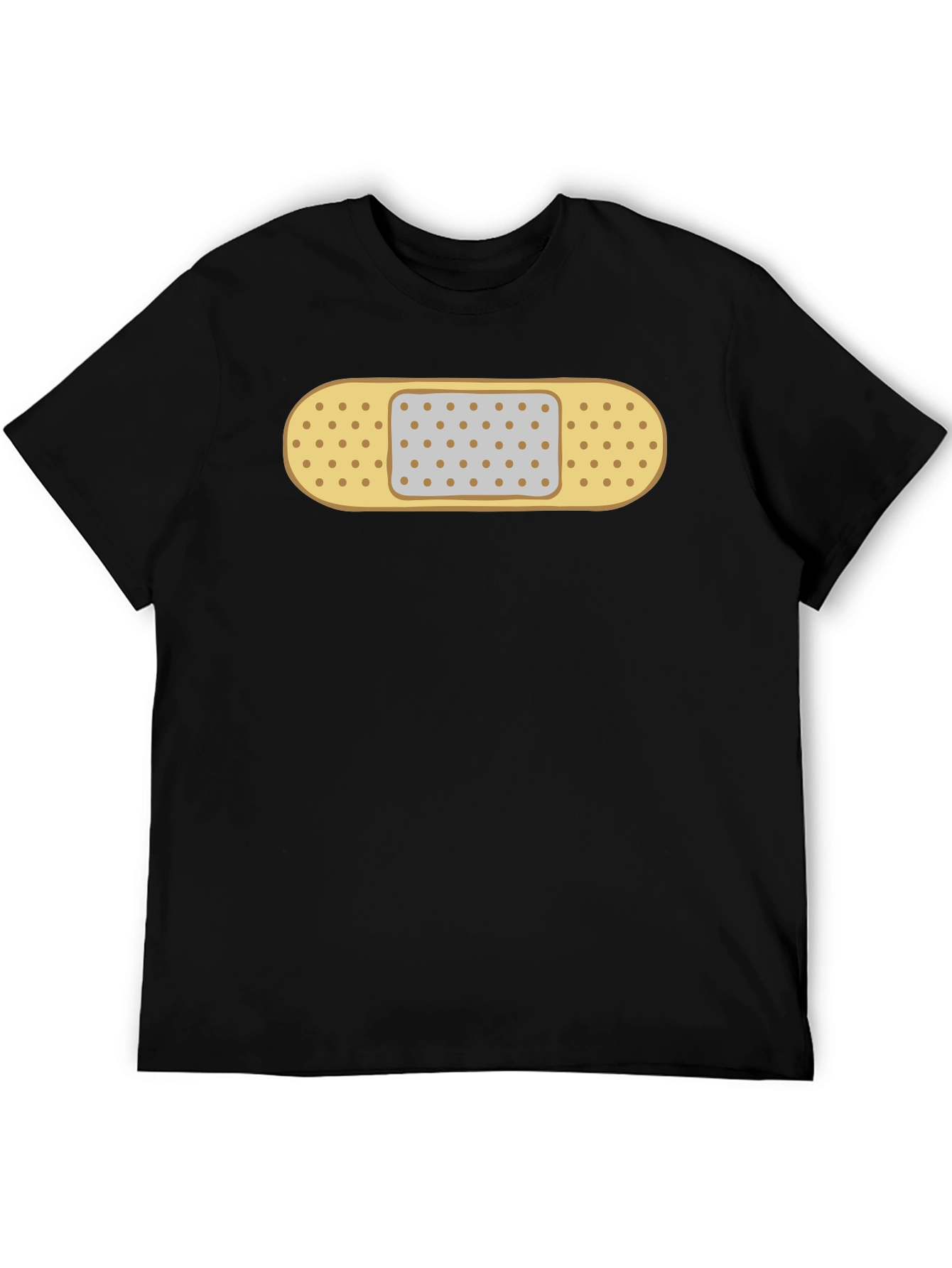 Bandage Graphic Black T-Shirt