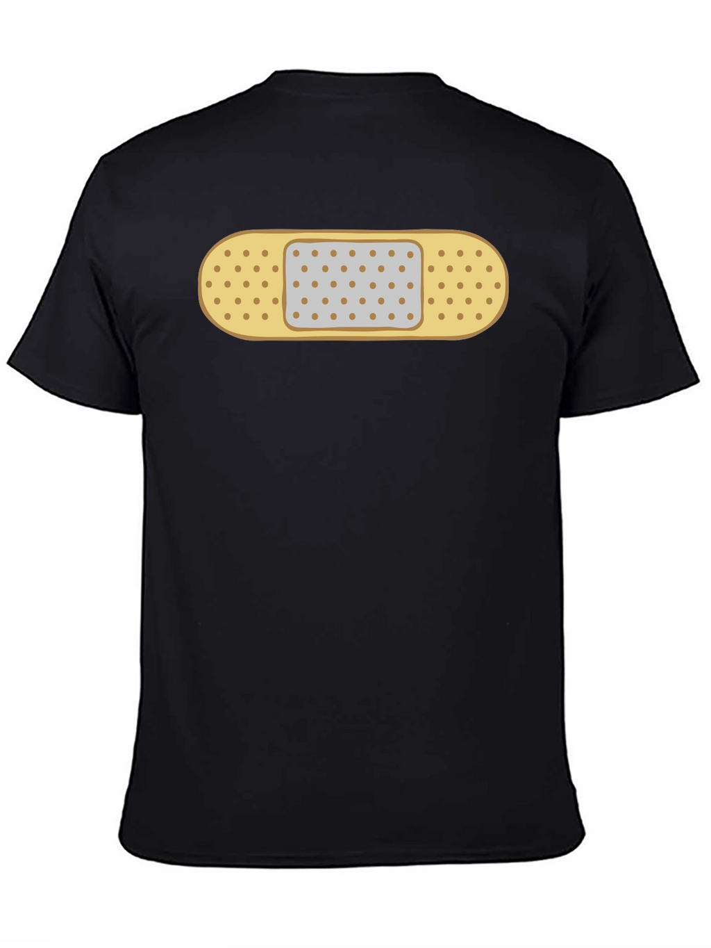 Bandage Graphic Black T-Shirt