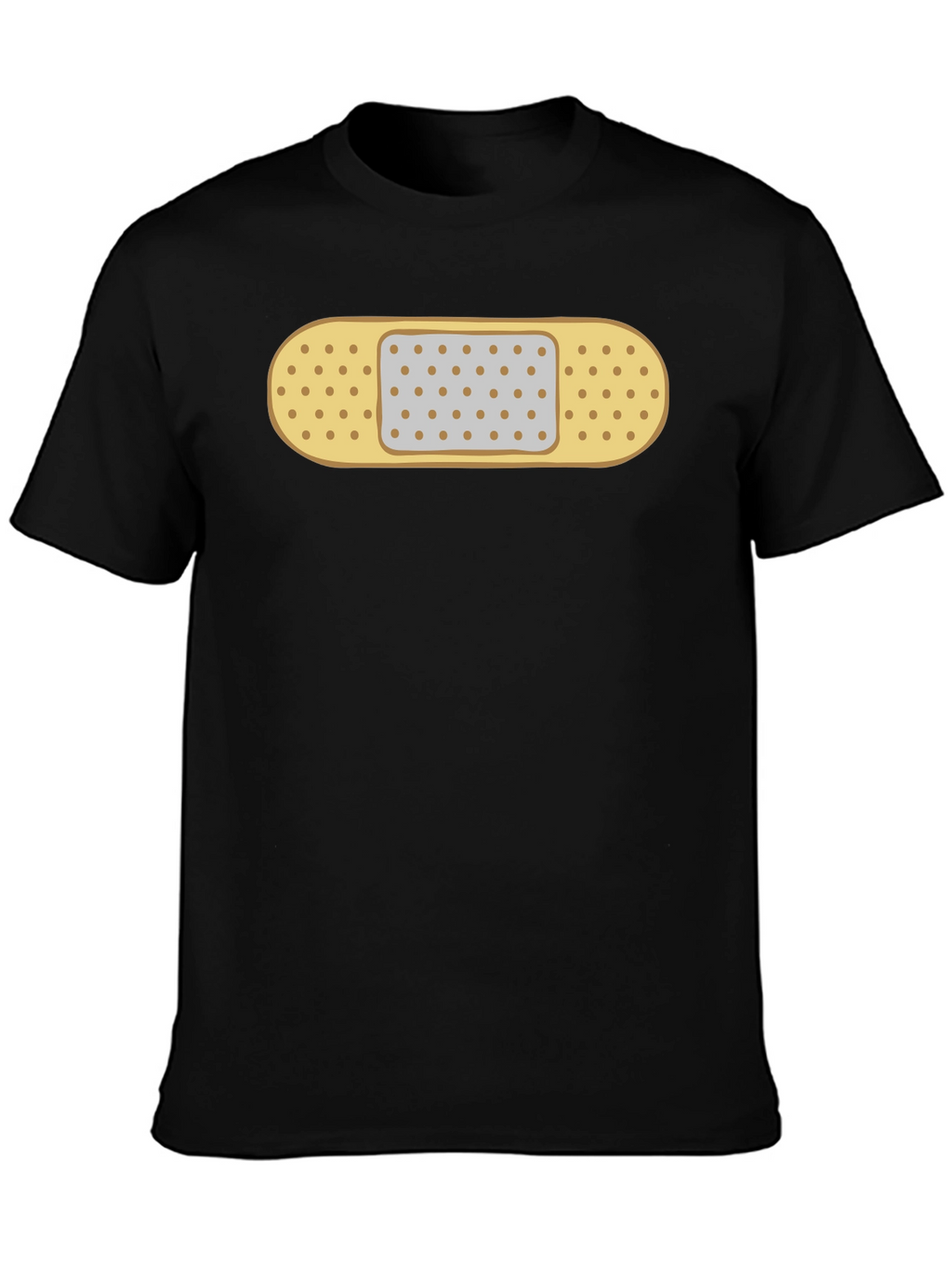 Bandage Graphic Black T-Shirt