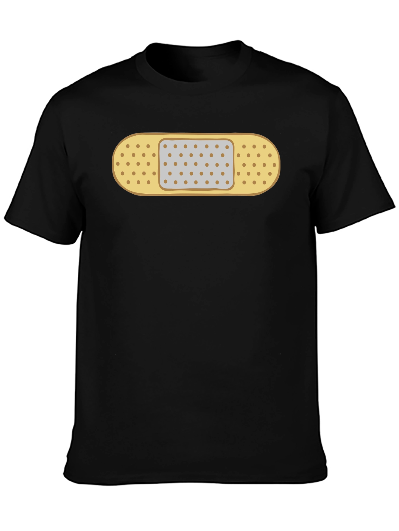 Bandage Graphic Black T-Shirt