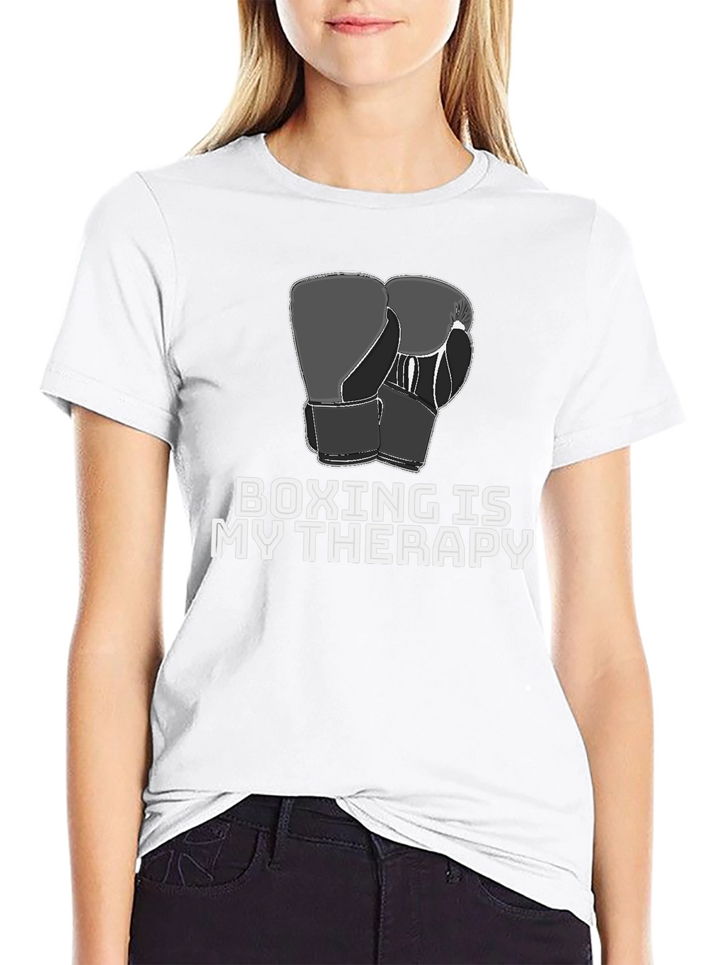 Boxing is My Therapy Graphic Tee