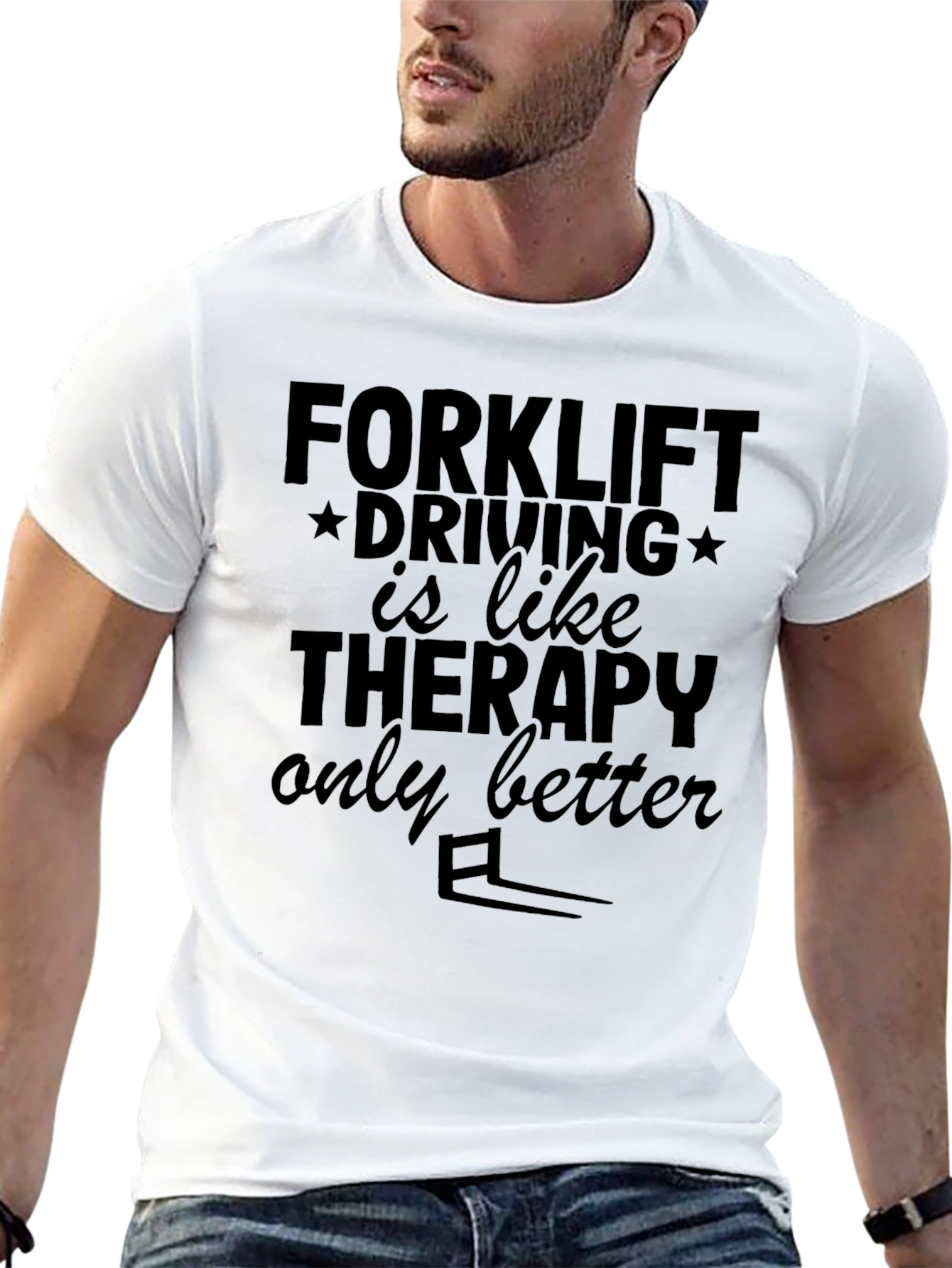 Forklift Driving Therapy T-Shirt