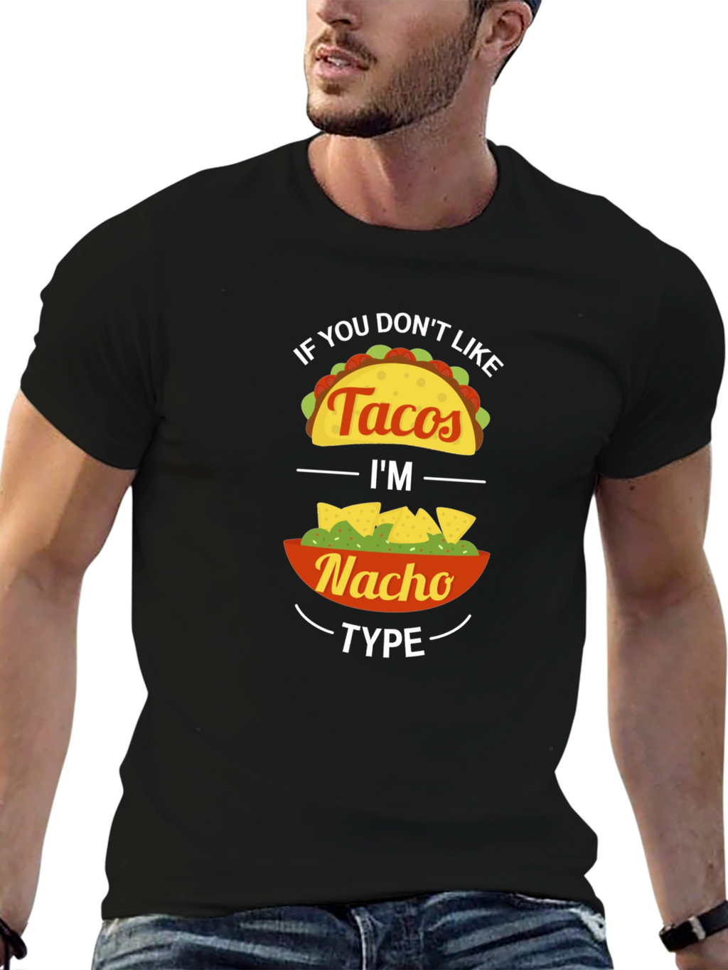 Funny Taco Nacho Graphic Tee
