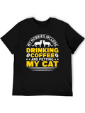Cat & Coffee Hobby T-Shirt