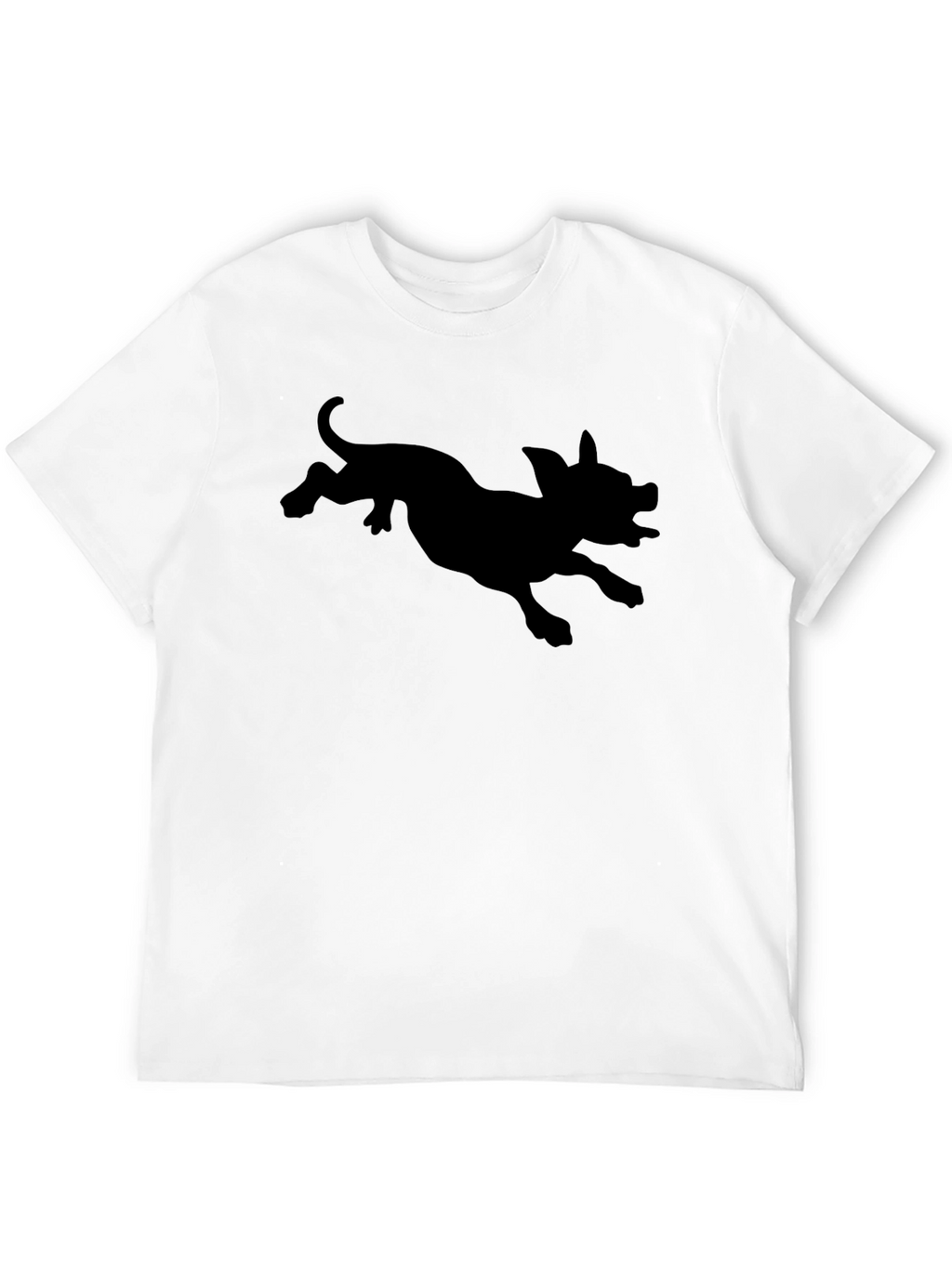 Black Pig Silhouette Graphic Tee - Unisex