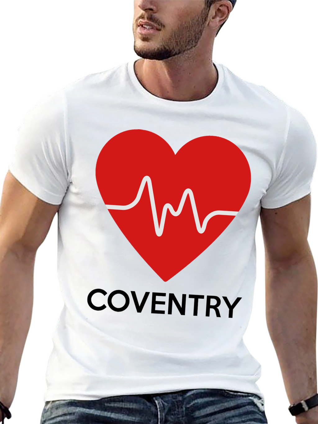 Coventry Heartbeat T-Shirt - Stylish Graphic Tee