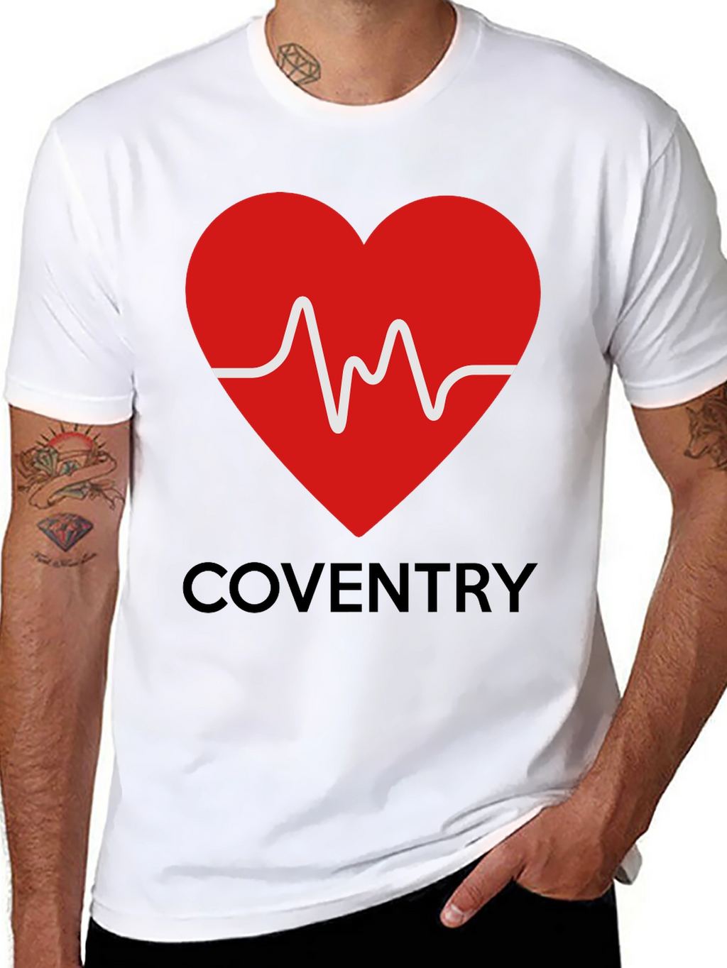 Coventry Heartbeat T-Shirt - Stylish Graphic Tee