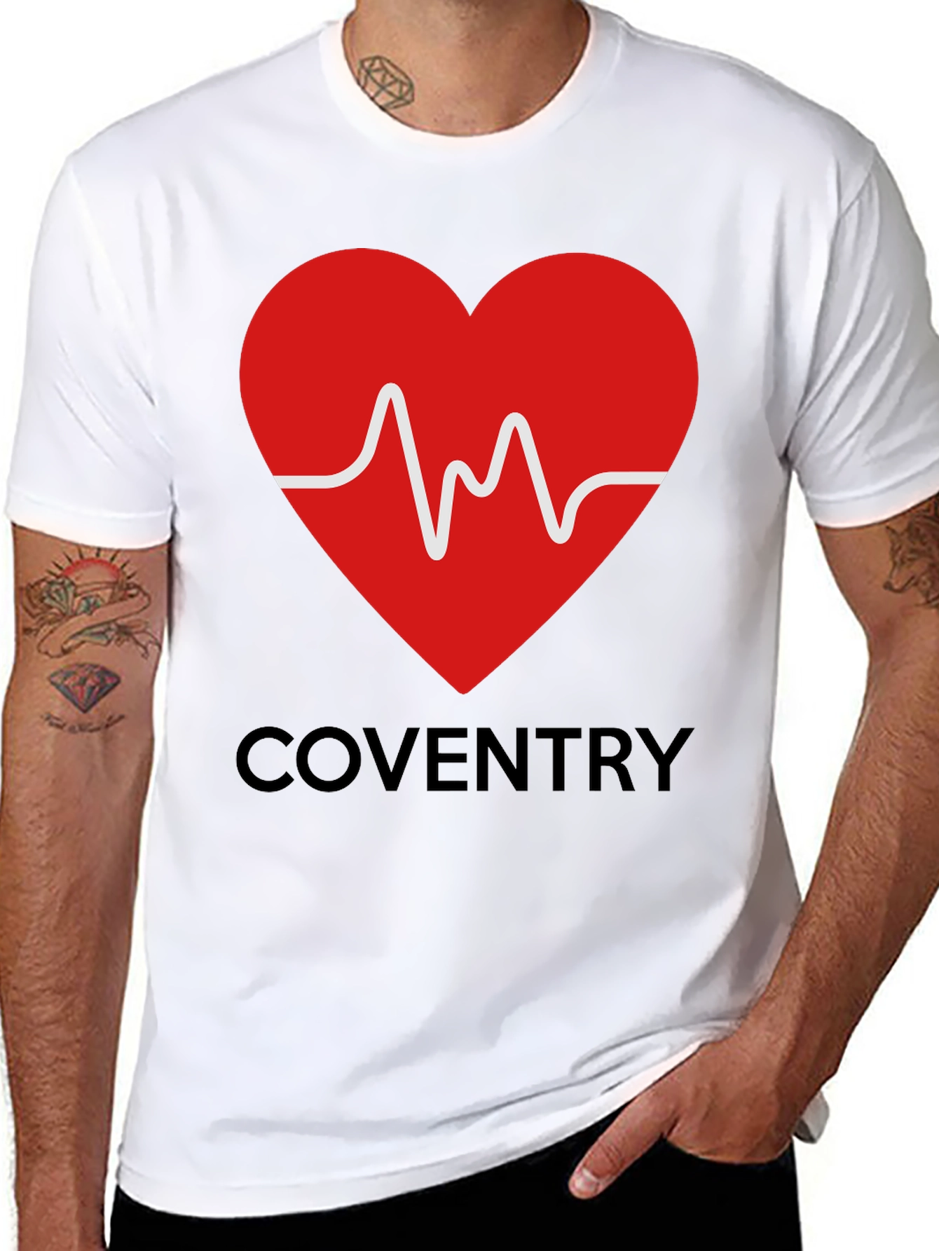 Coventry Heartbeat T-Shirt - Stylish Graphic Tee