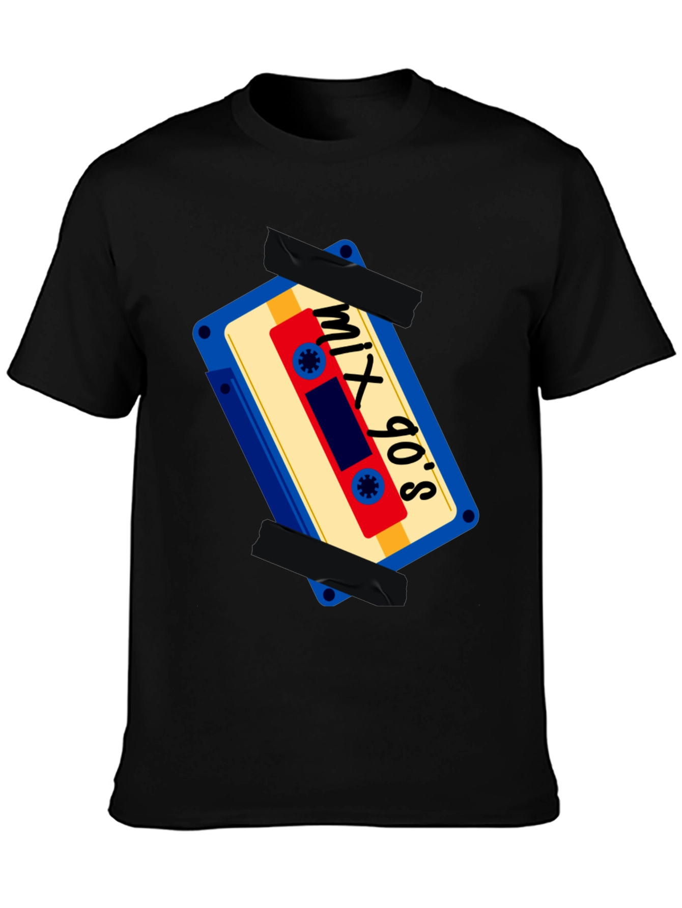 Mix 90s Cassette Tape Graphic T-Shirt