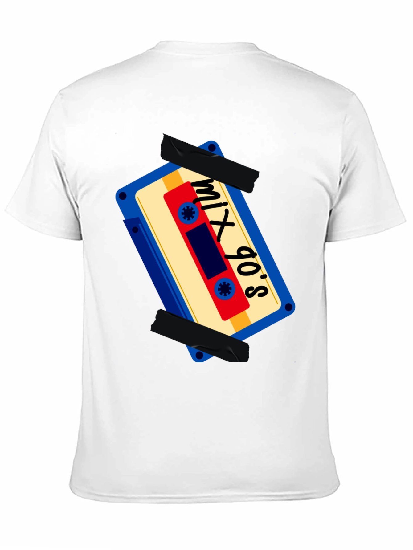 Mix 90s Cassette Tape Graphic T-Shirt
