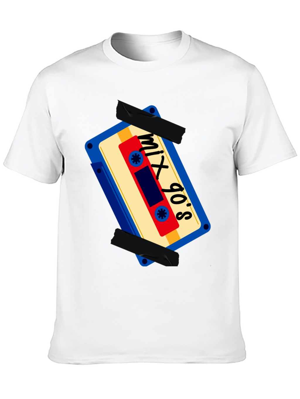 Mix 90s Cassette Tape Graphic T-Shirt