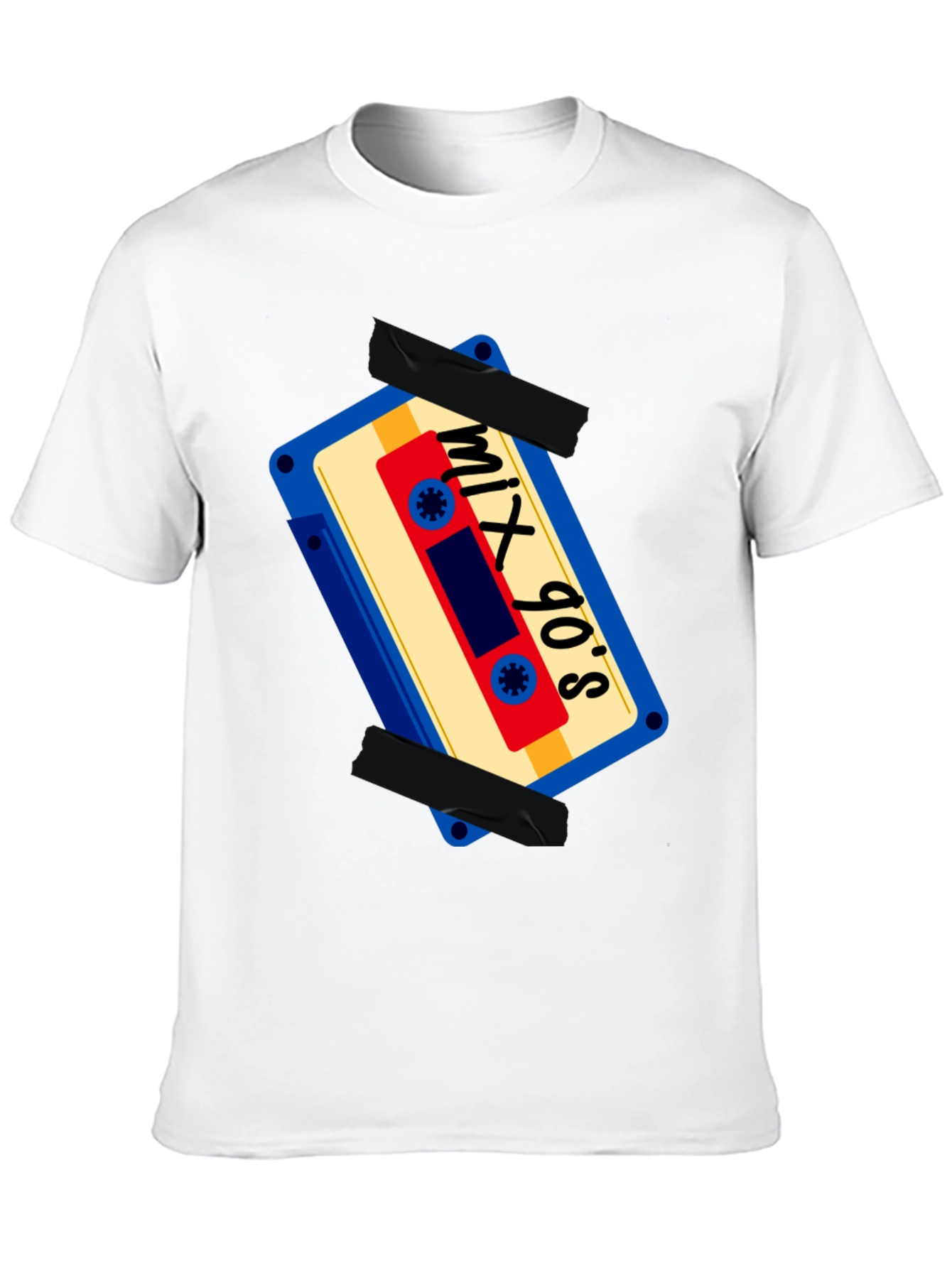 Mix 90s Cassette Tape Graphic T-Shirt