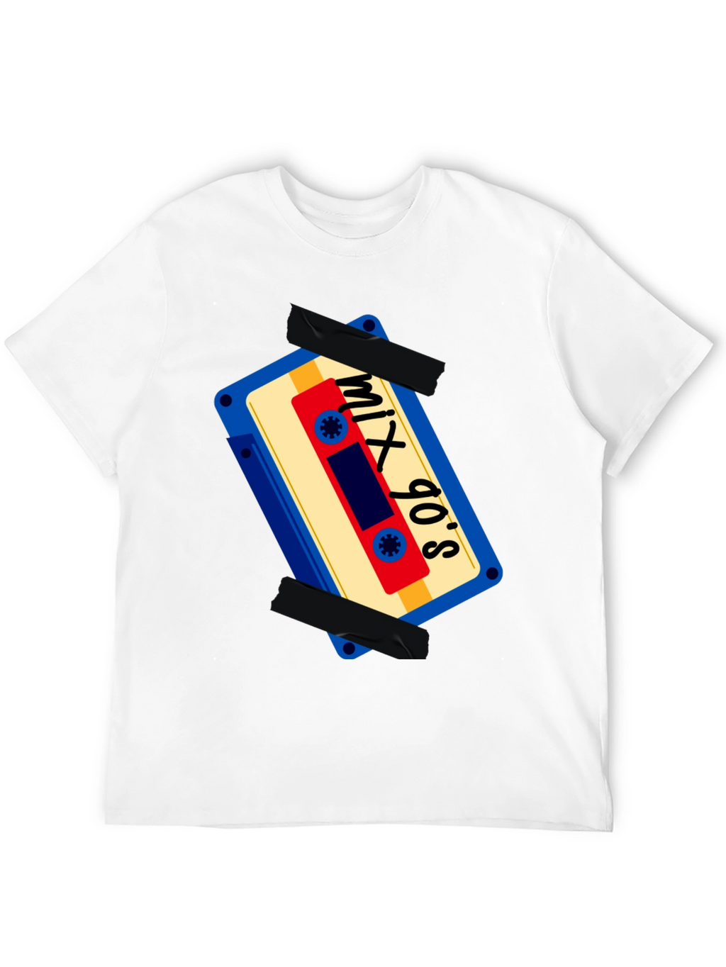 Mix 90s Cassette Tape Graphic T-Shirt