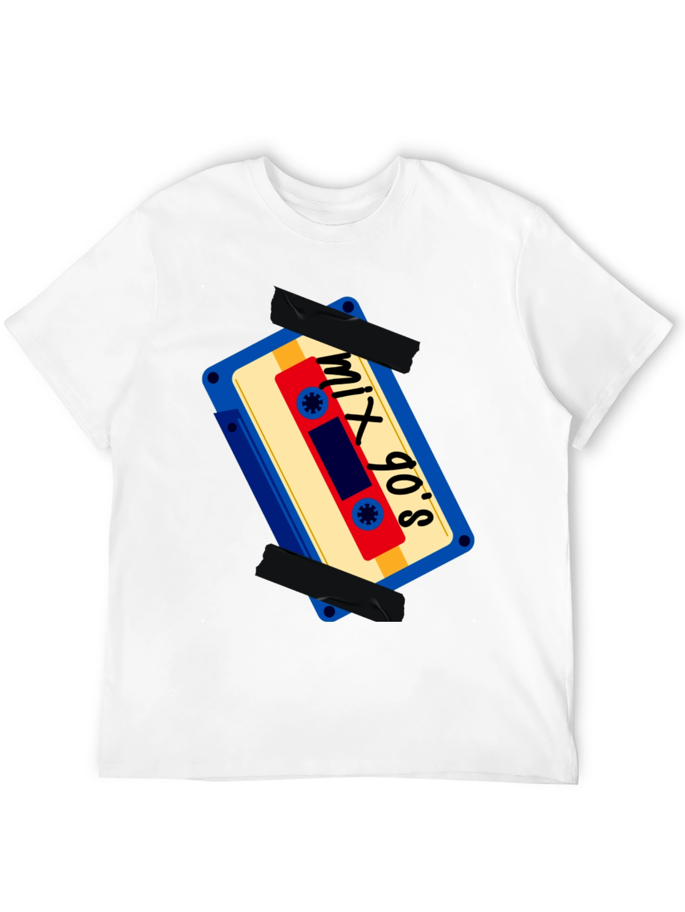 Mix 90s Cassette Tape Graphic T-Shirt