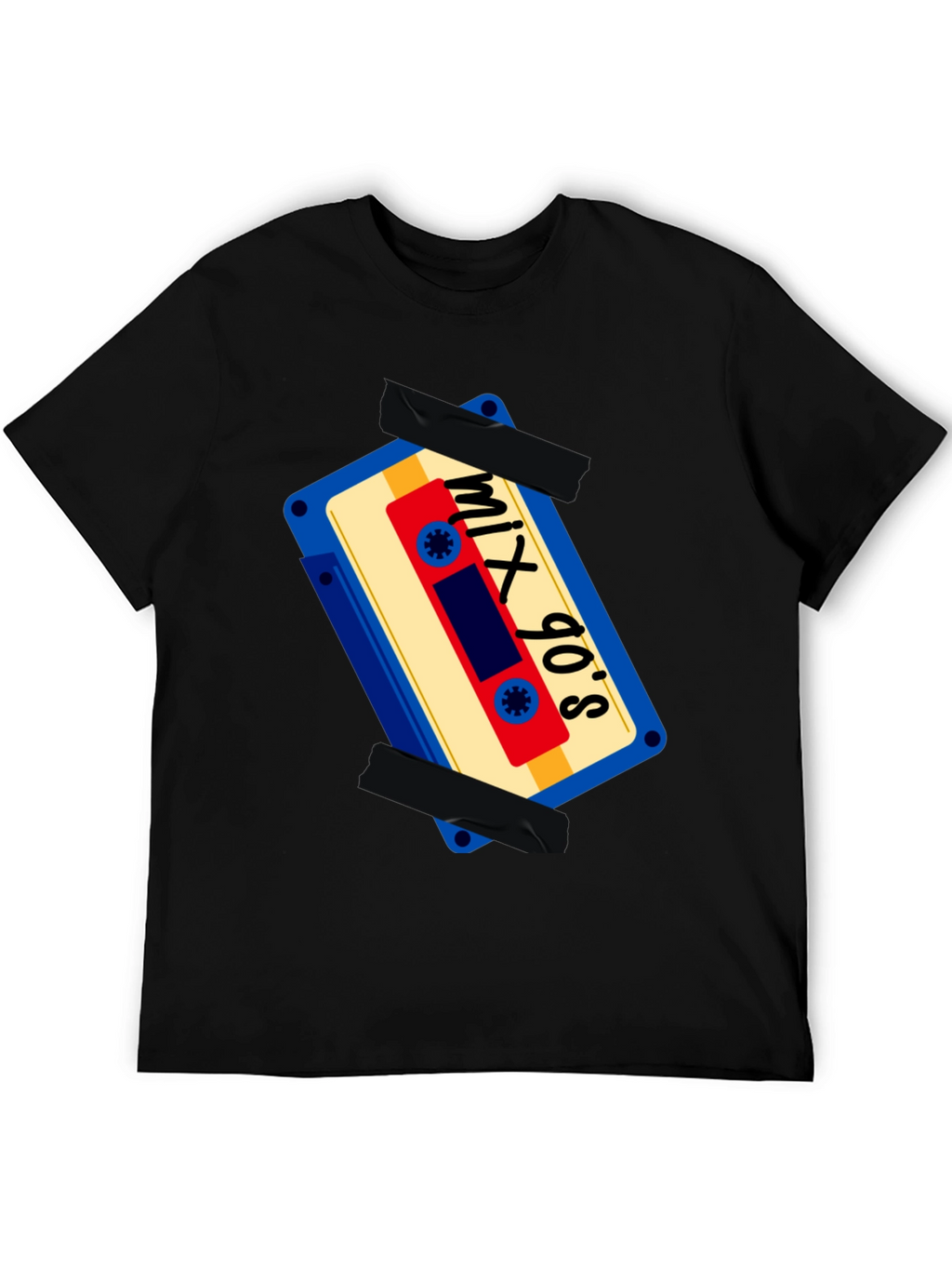 Mix 90s Cassette Tape Graphic T-Shirt