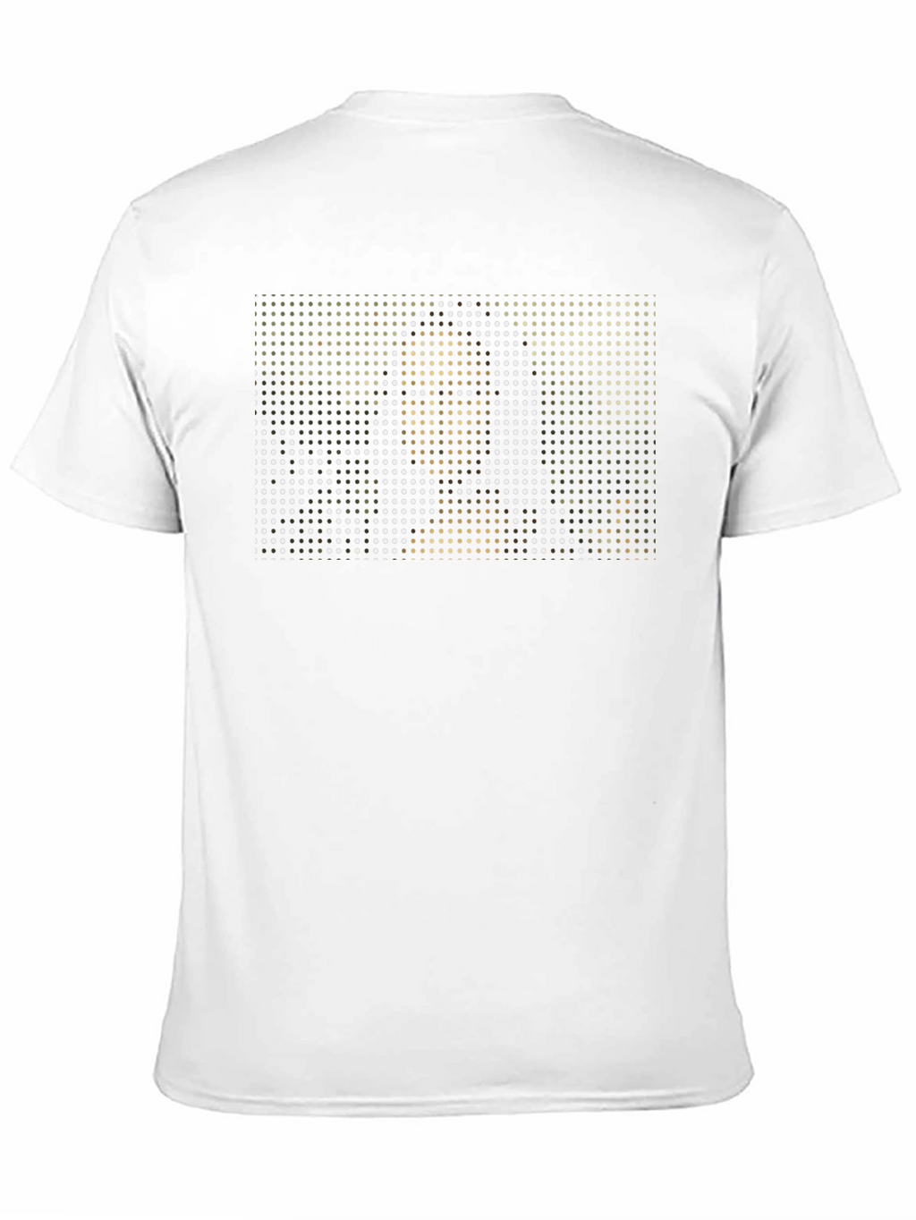 Abstract Pixel Art Graphic Print Black T-Shirt
