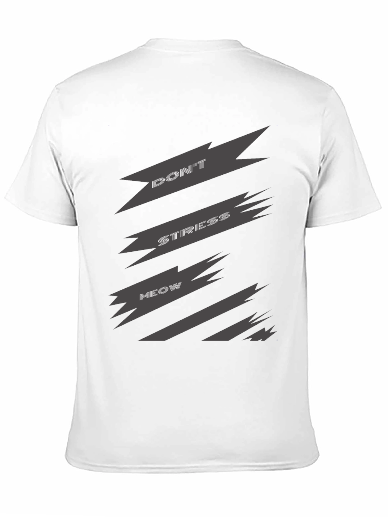 Dont Stress Meow Graphic Tee - Relaxed Fit