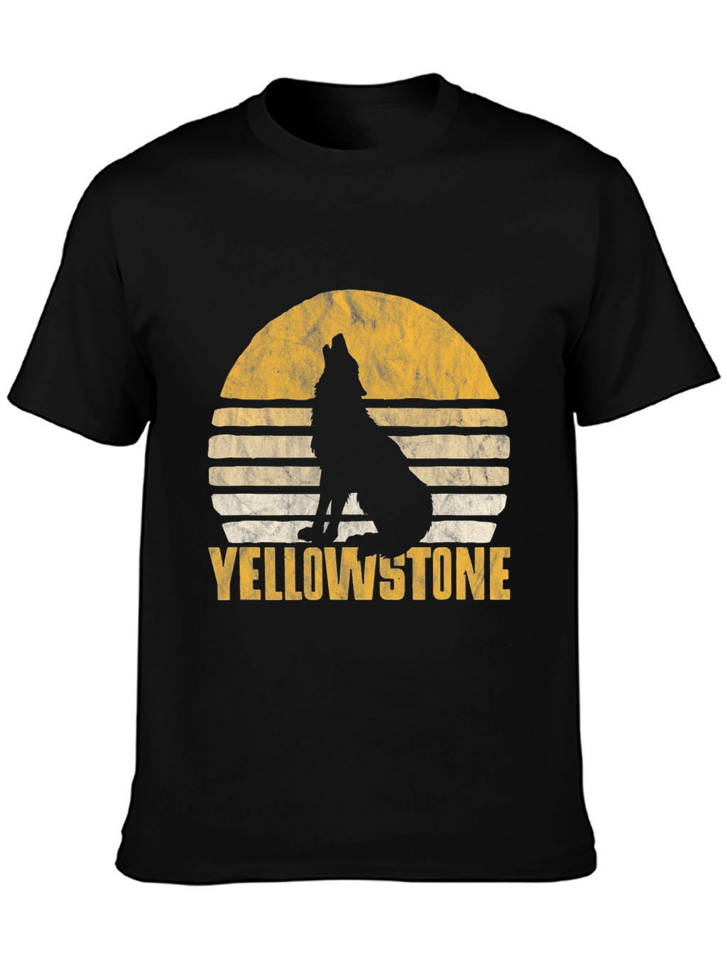 Yellowstone Wolf Graphic T-Shirt