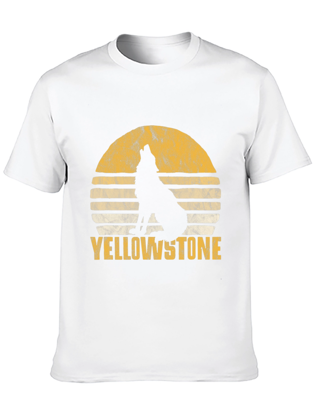 Yellowstone Wolf Graphic T-Shirt