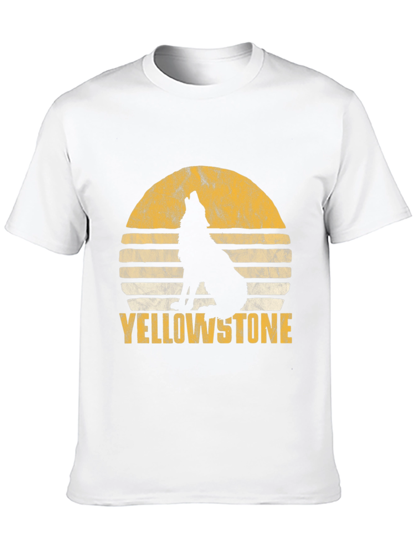 Yellowstone Wolf Graphic T-Shirt
