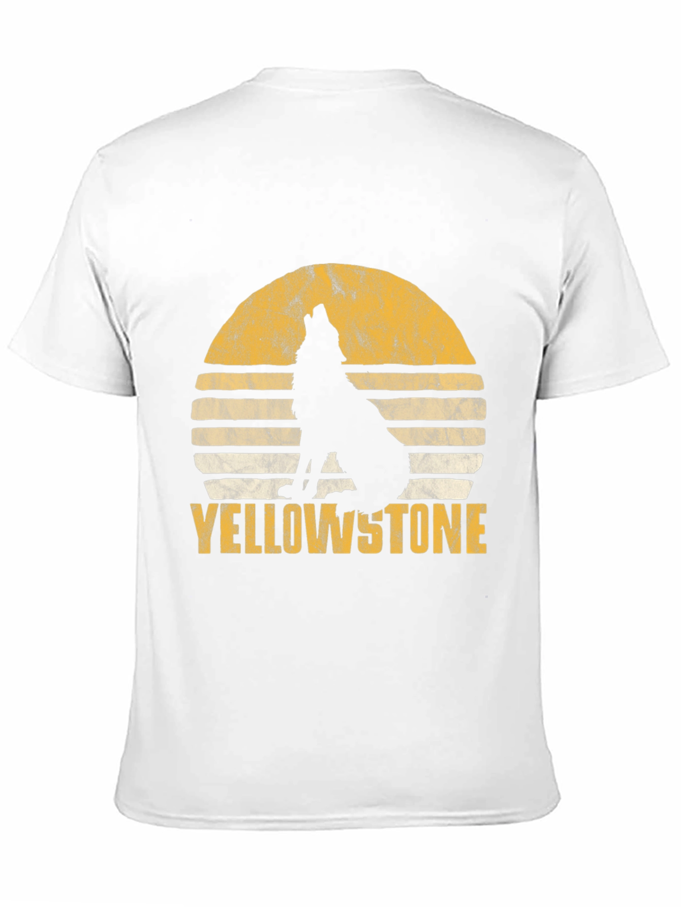 Yellowstone Wolf Graphic T-Shirt