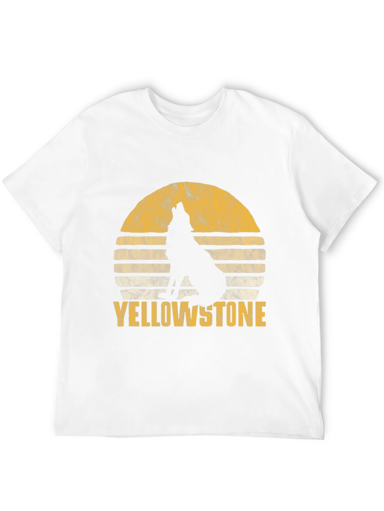Yellowstone Wolf Graphic T-Shirt