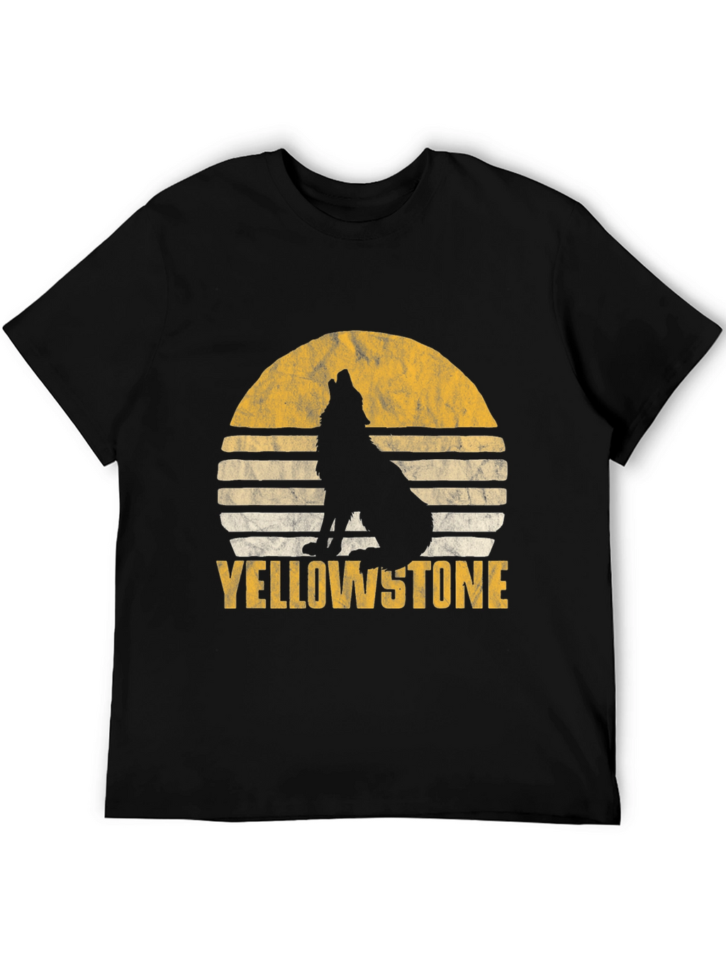 Yellowstone Wolf Graphic T-Shirt