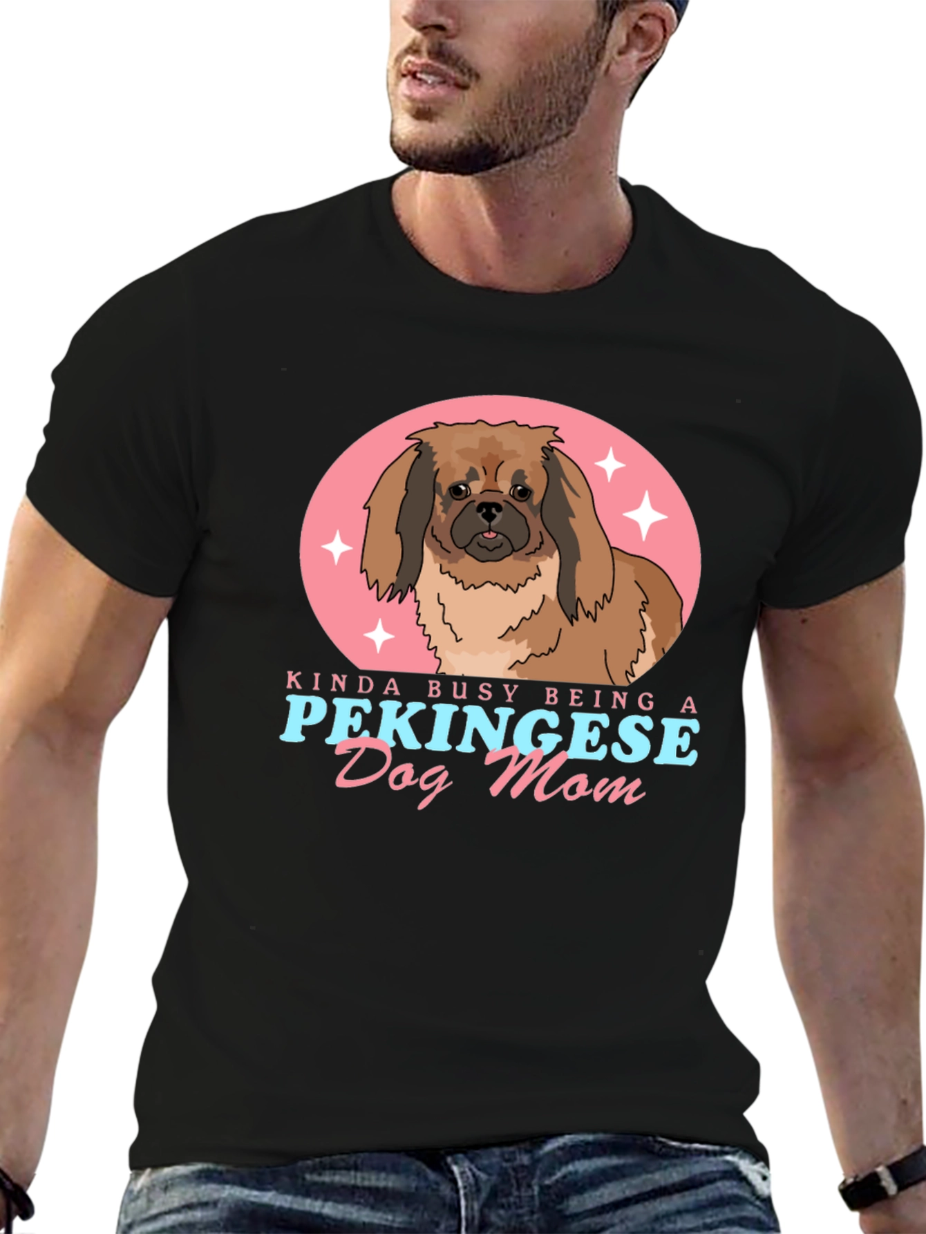 Pekingese Dog Mom T-Shirt - Cute Pet Lover Tee