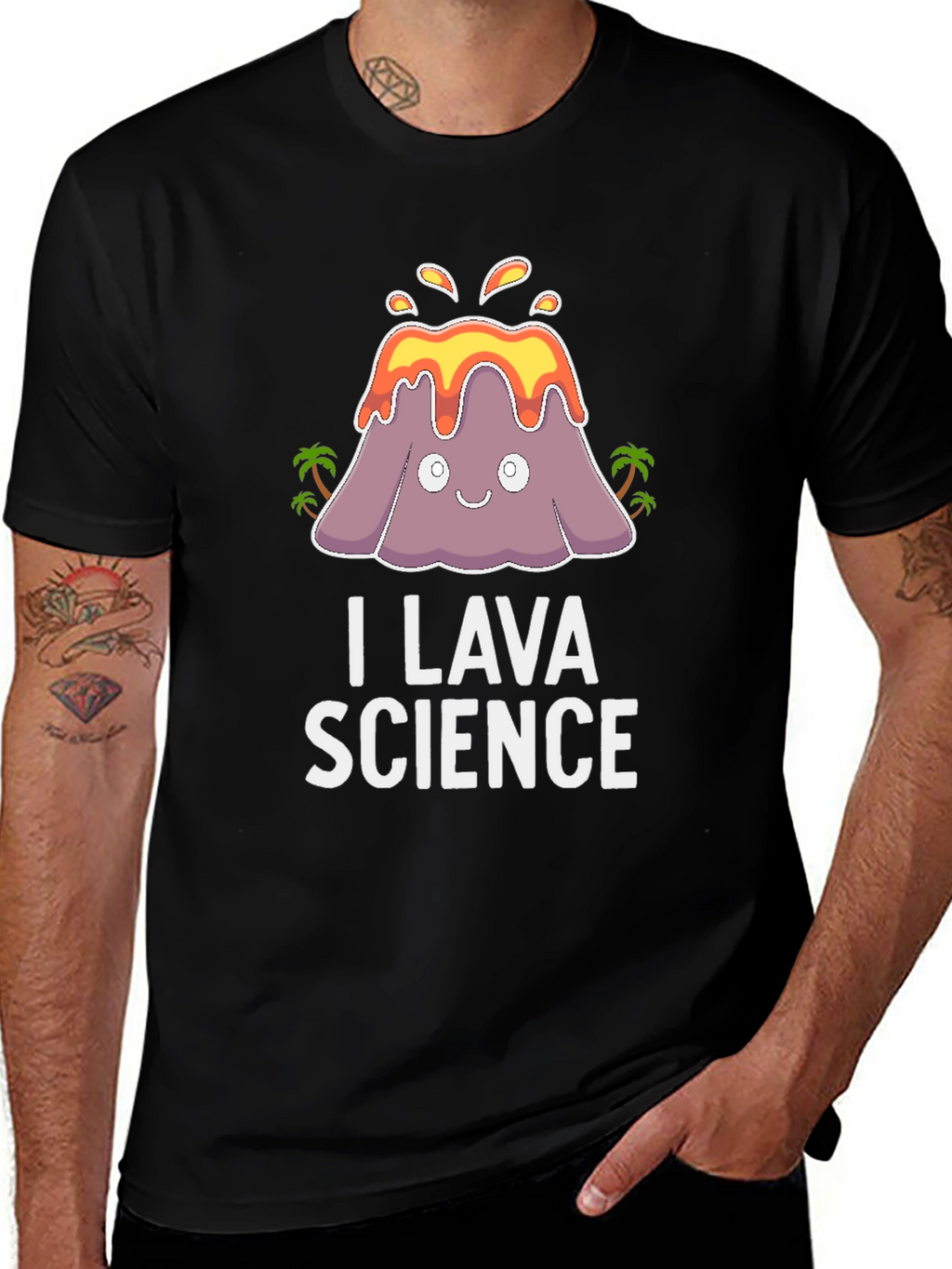 I Lava Science T-Shirt - Volcano Pun Tee